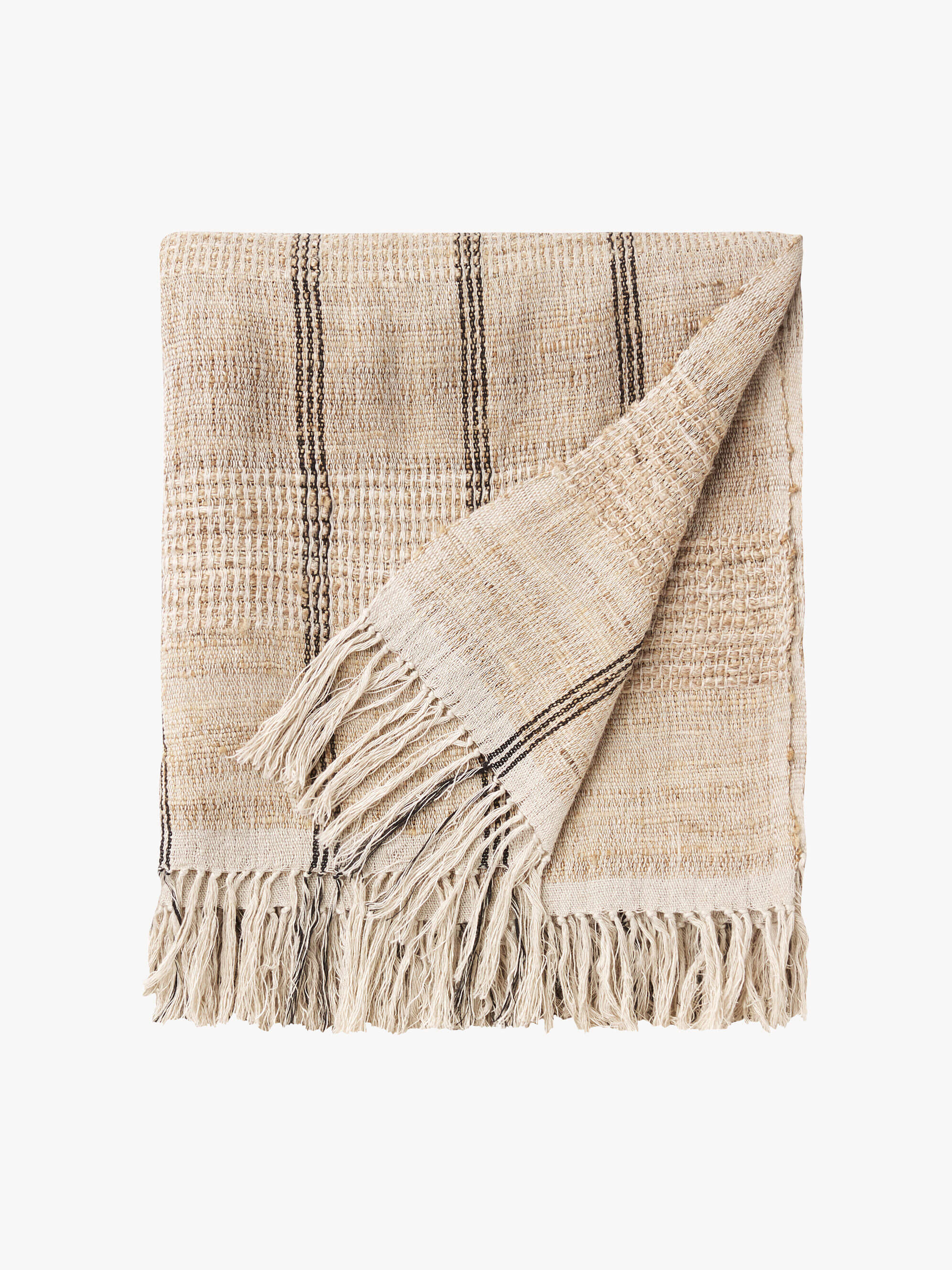 Husk Wool & Silk Throw