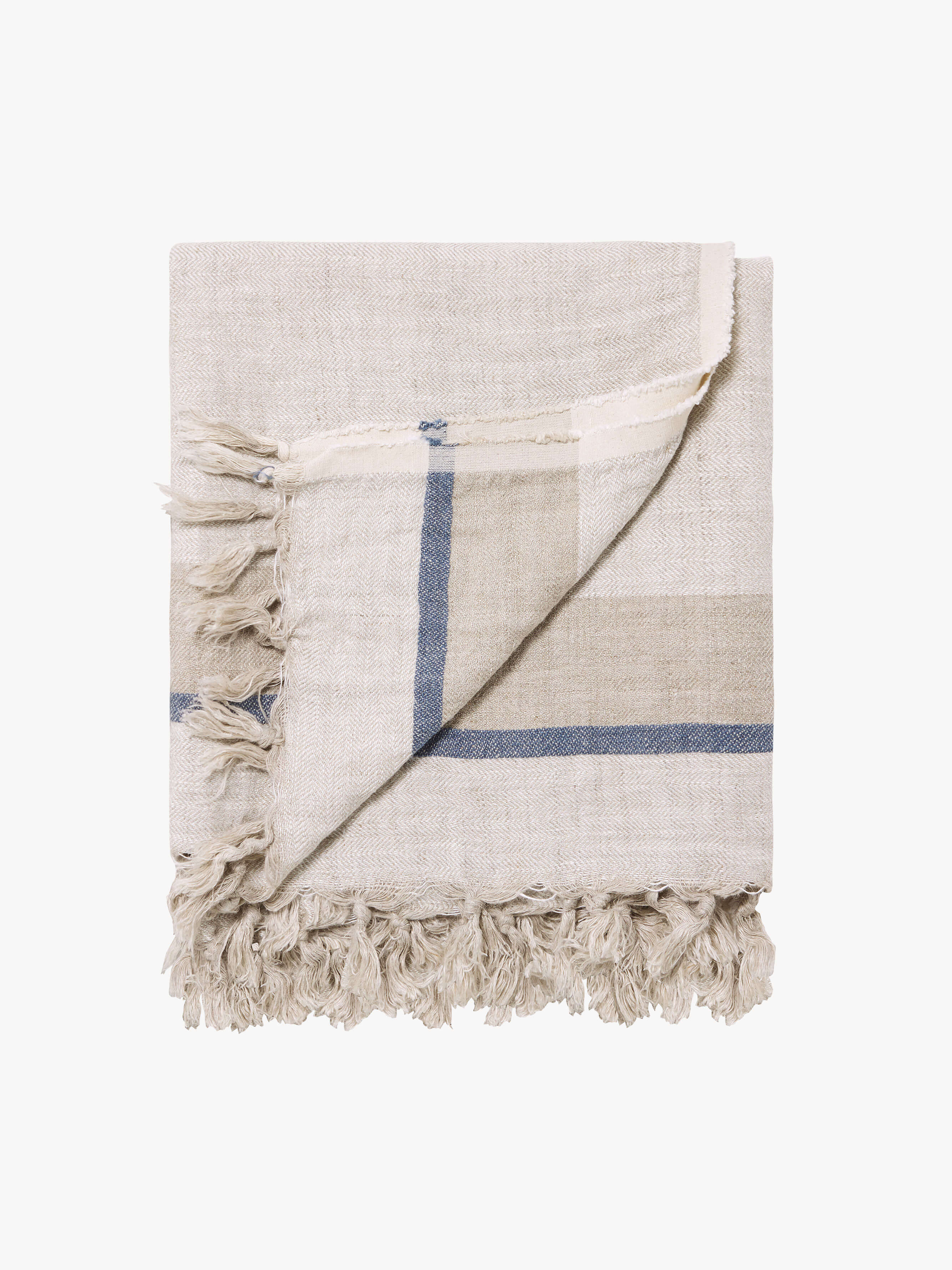 Salma Ocean Linen Throw