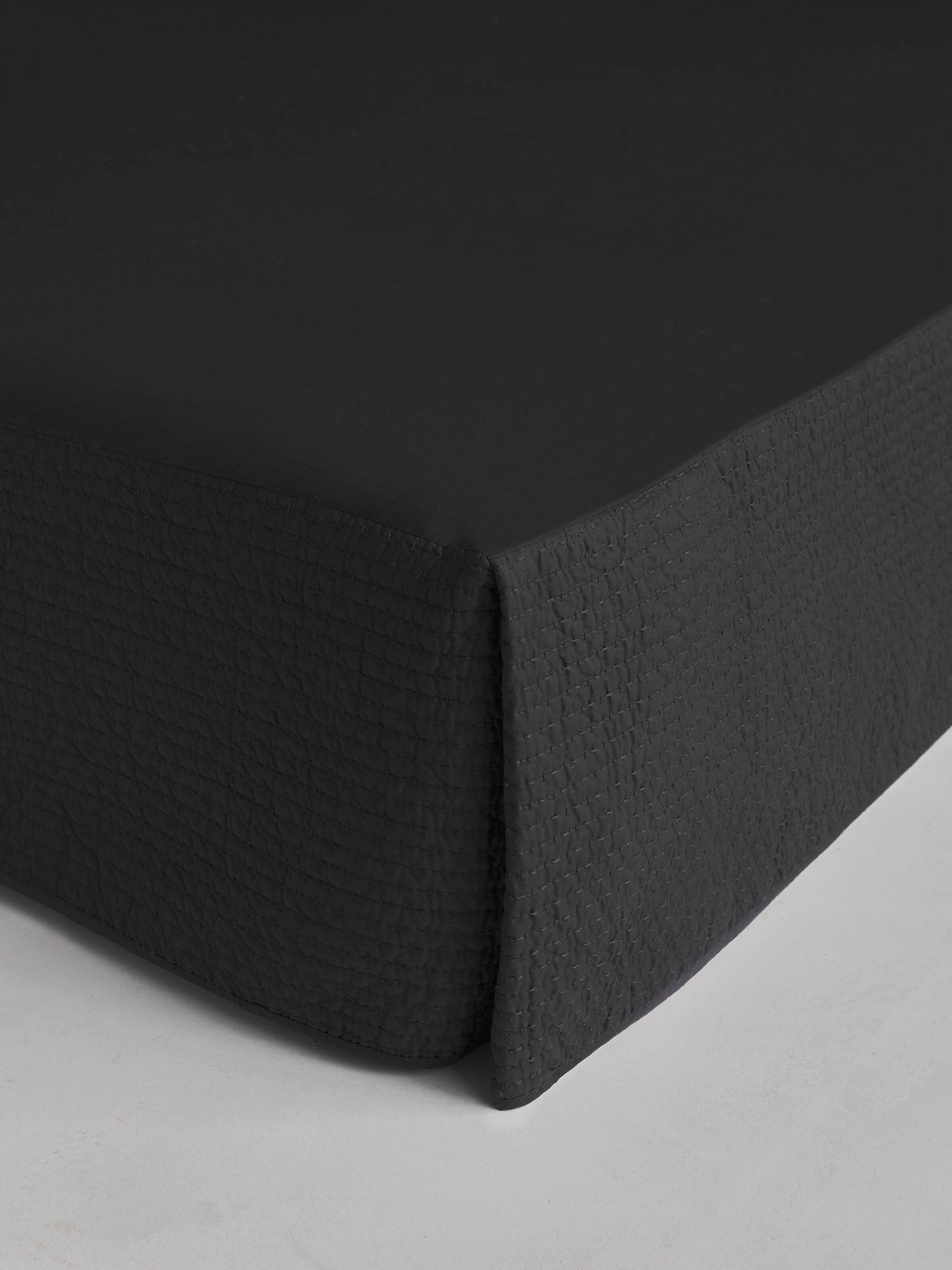 Aspen Black Pure Cotton Valance