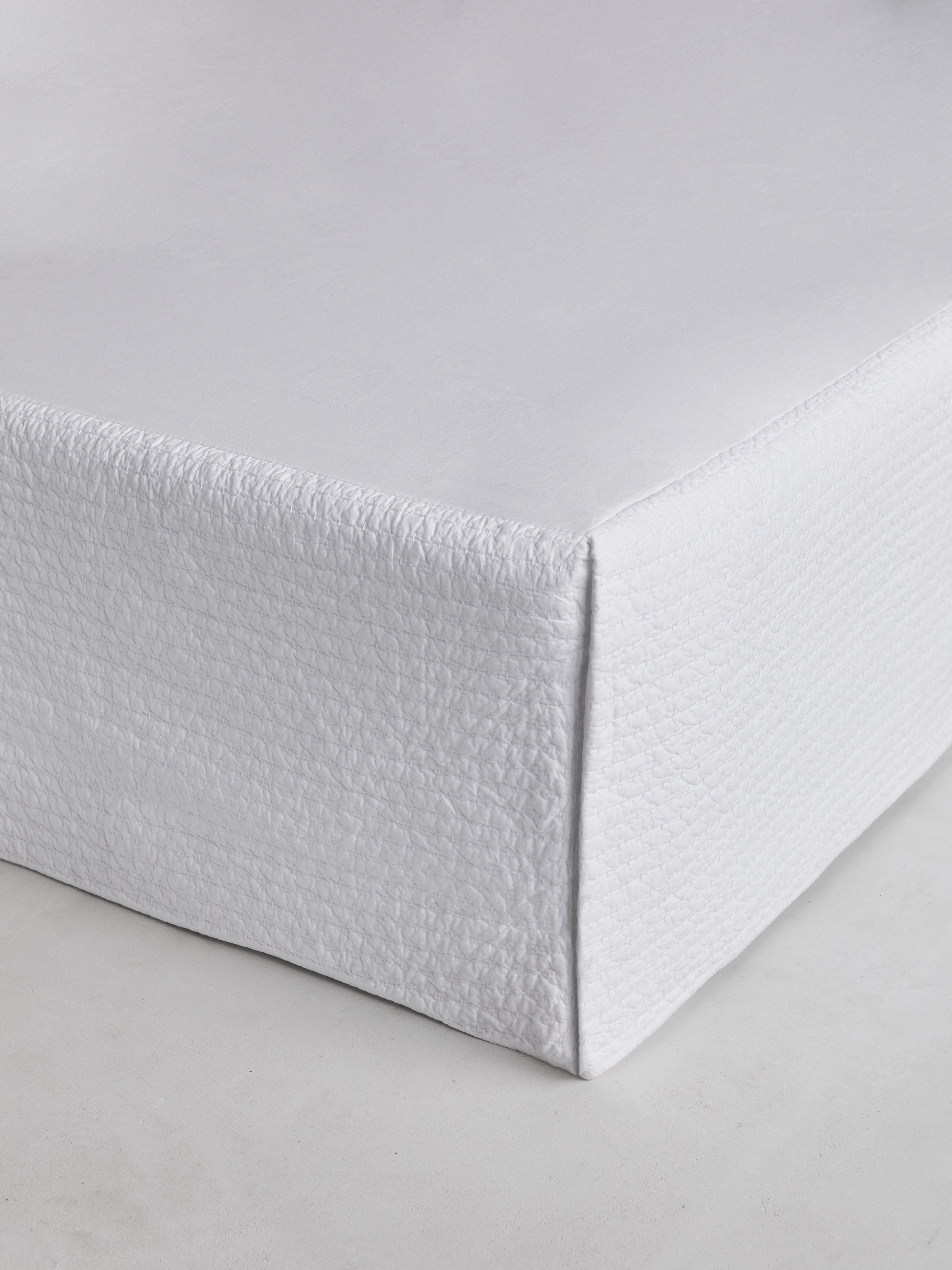 Aspen White Pure Cotton Valance