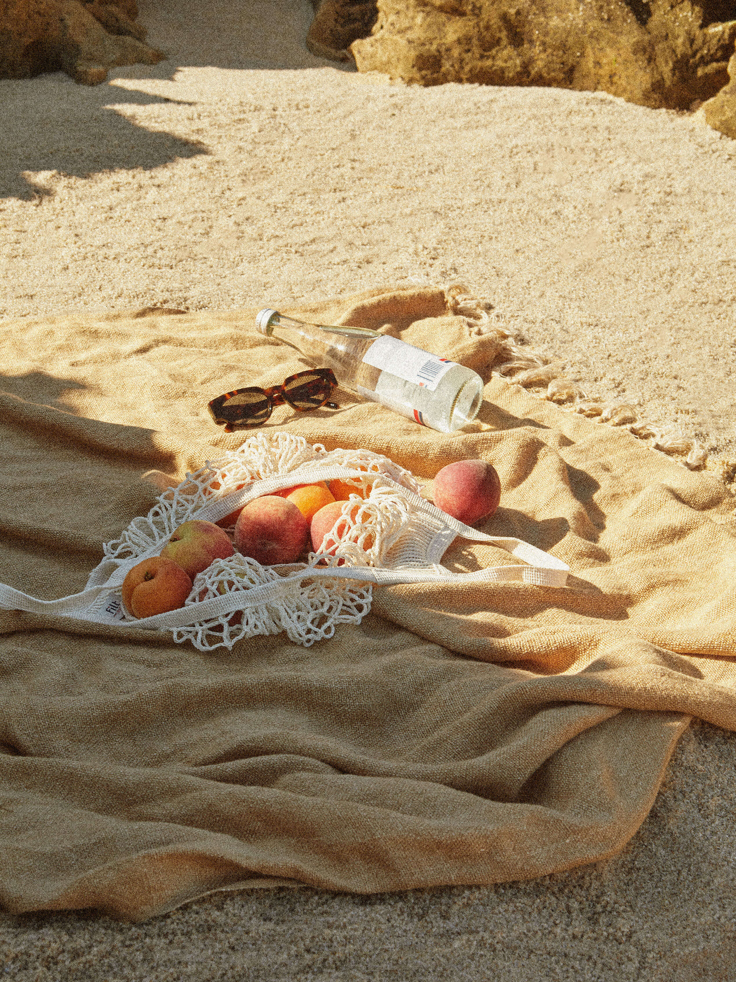 Burton Toffee Heavy Linen Throw