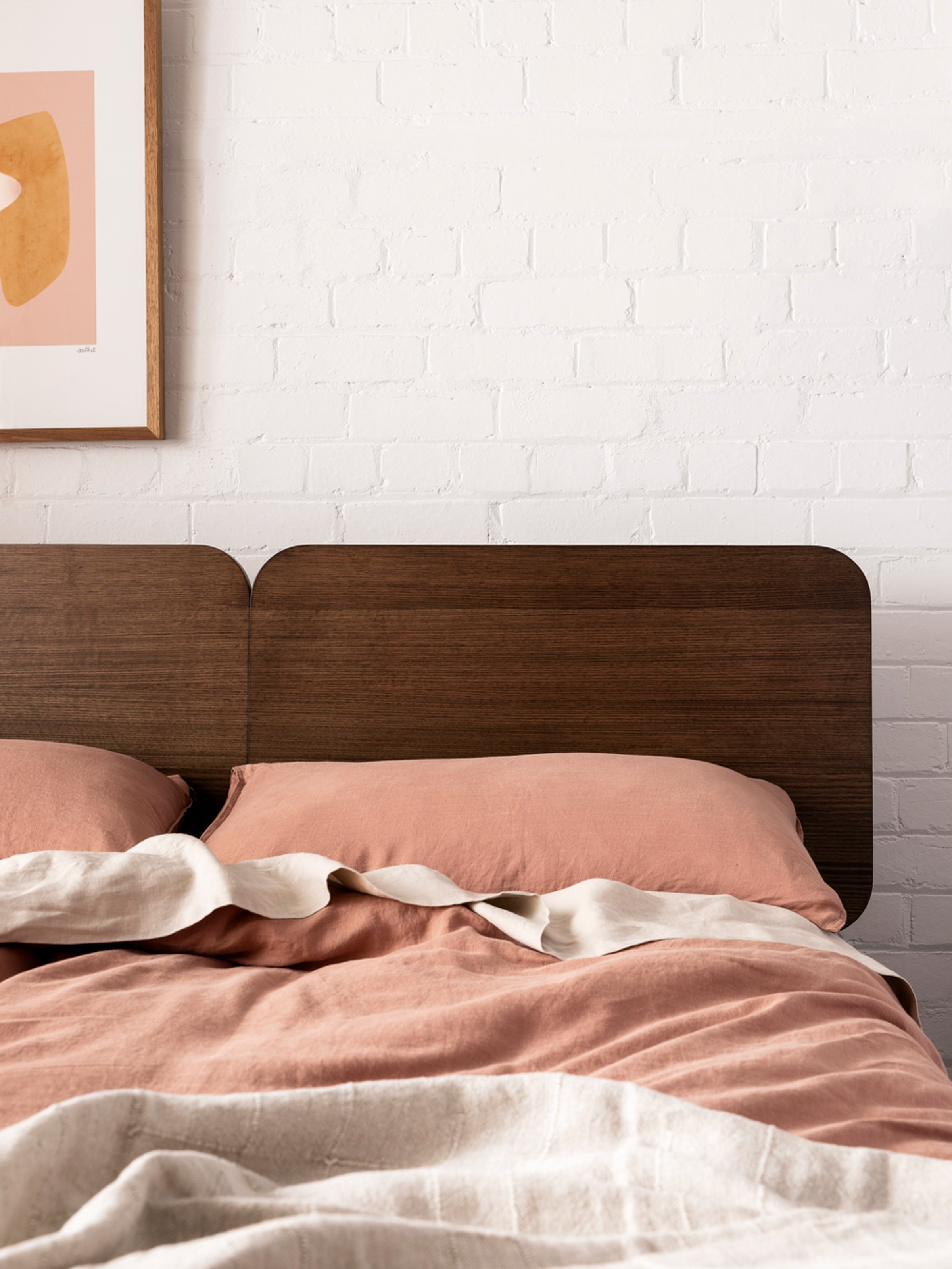 Mondo Clay Organic French Linen Duvet Cover Set