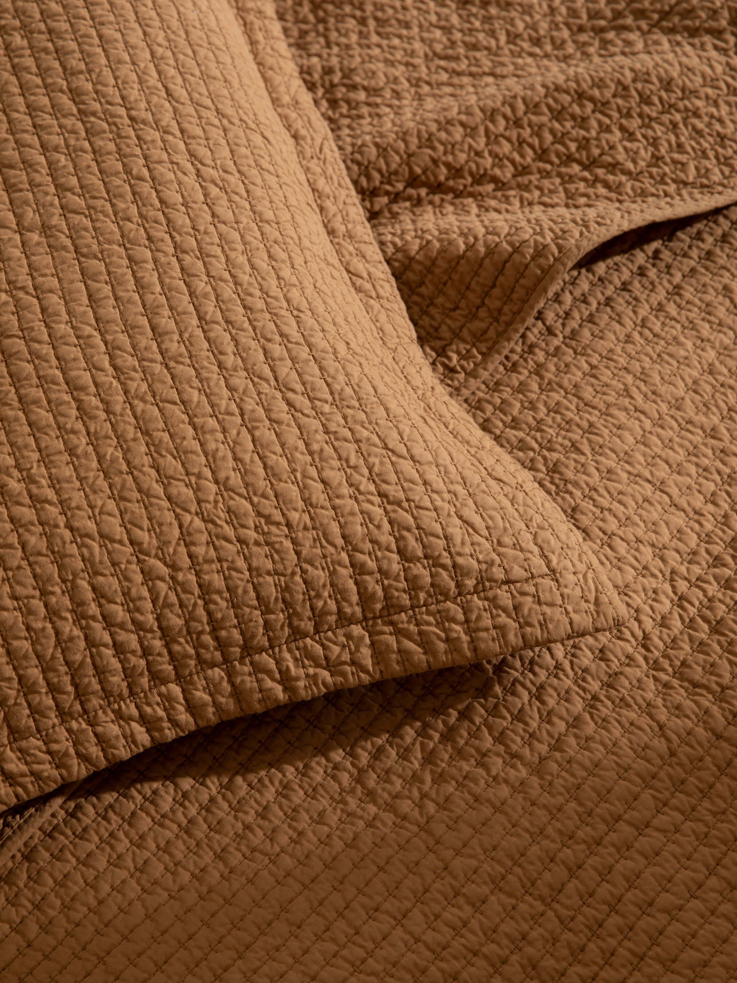 Aspen Brulee Pure Cotton Quilted Pillowcases