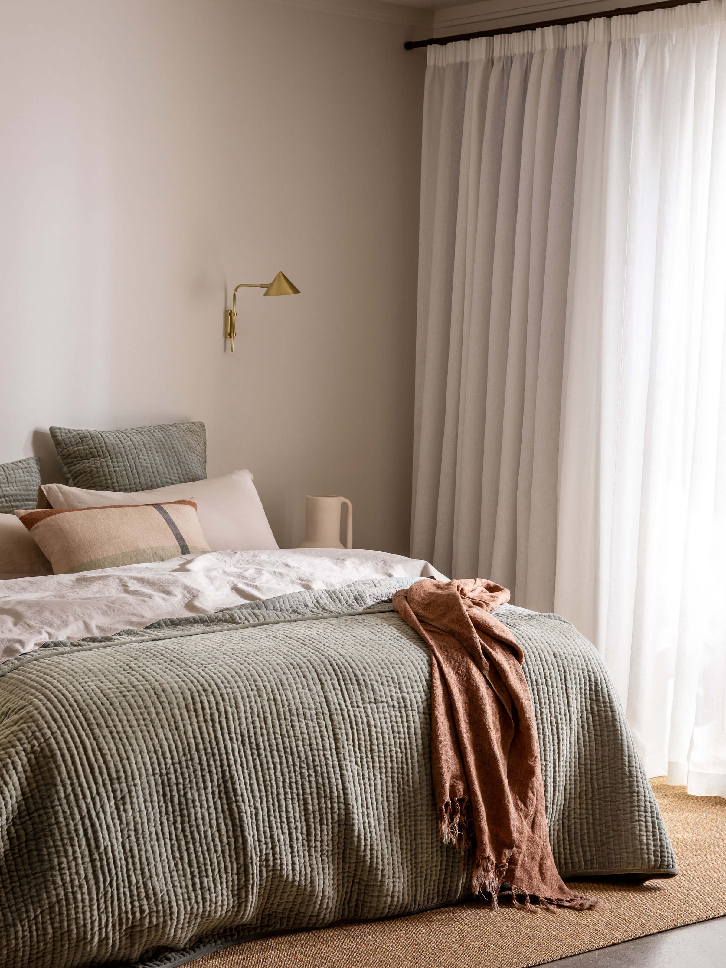Cino Fern Cotton Velvet Pillowcases