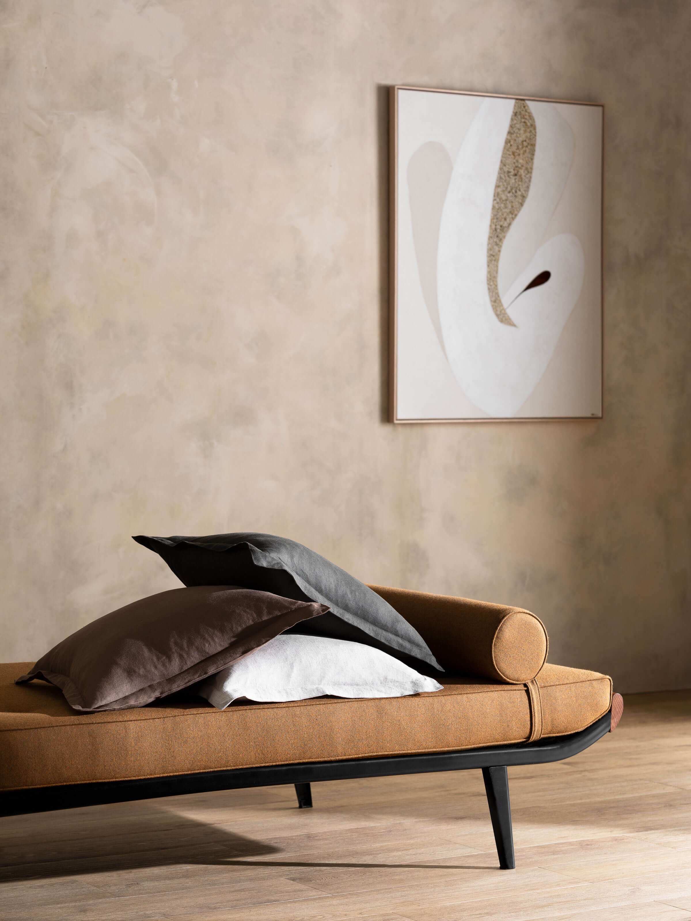 Echo Rye Pure Linen Cushion