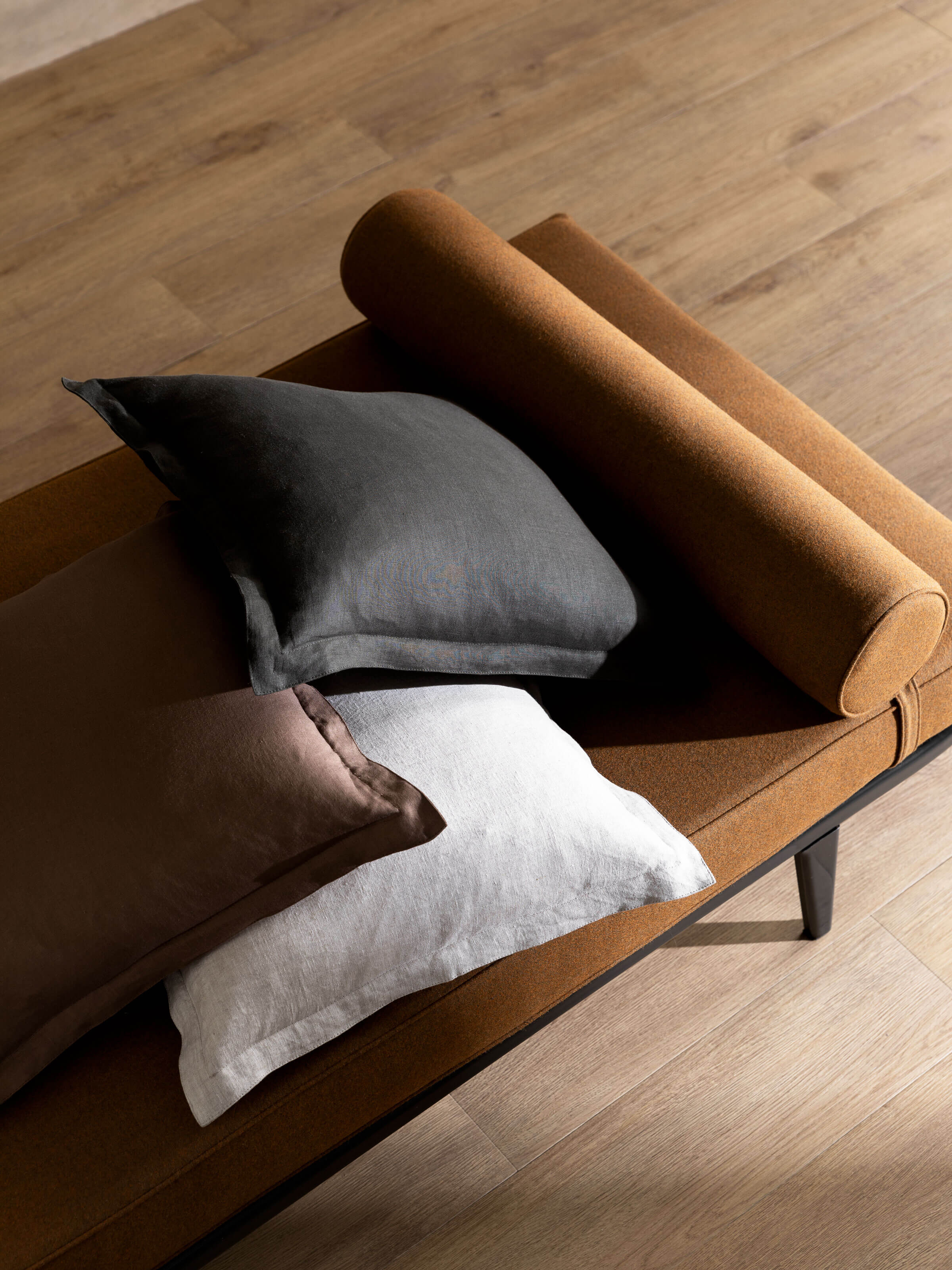 Echo Rye Pure Linen Cushion