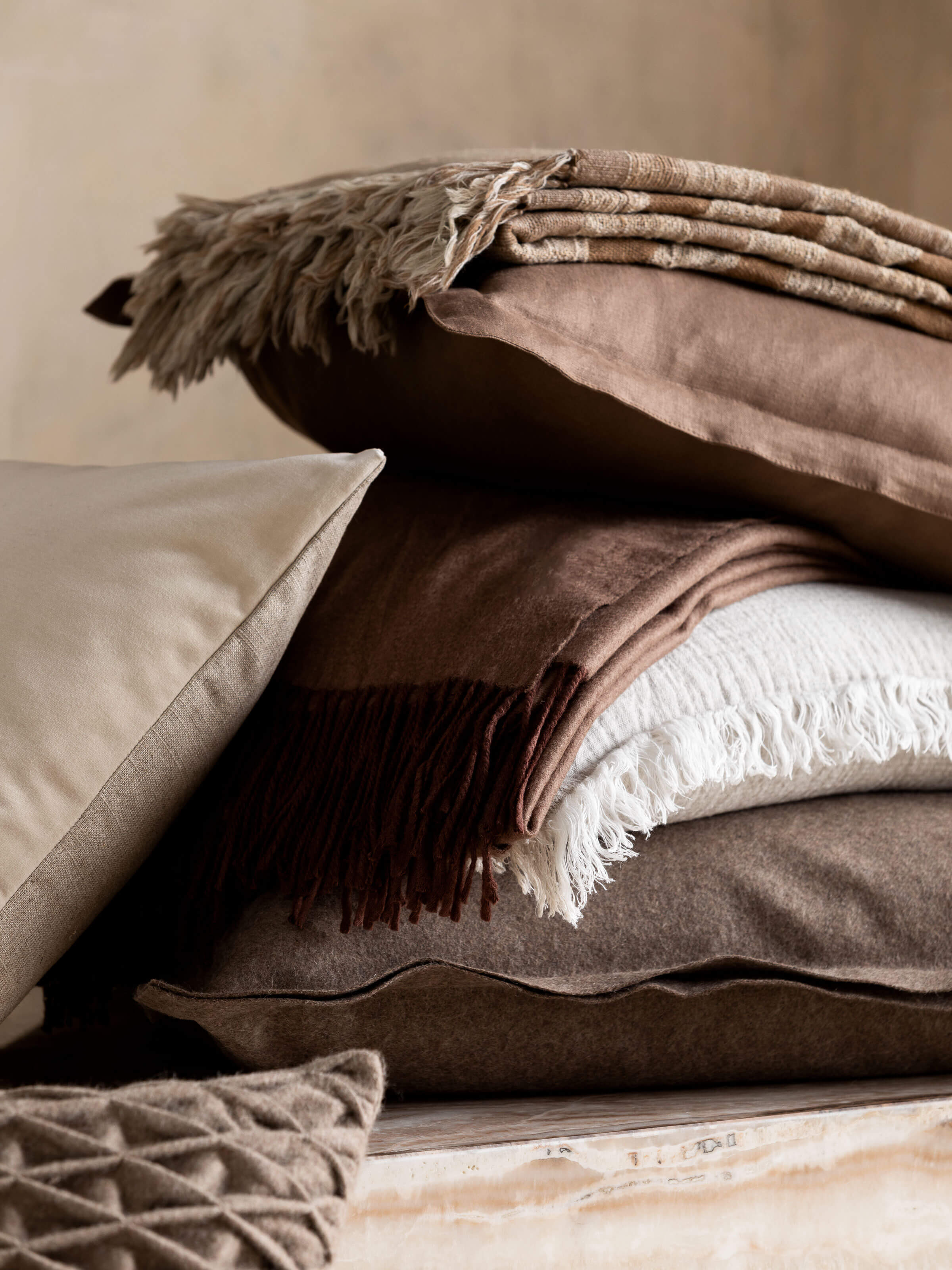 Echo Rye Pure Linen Cushion