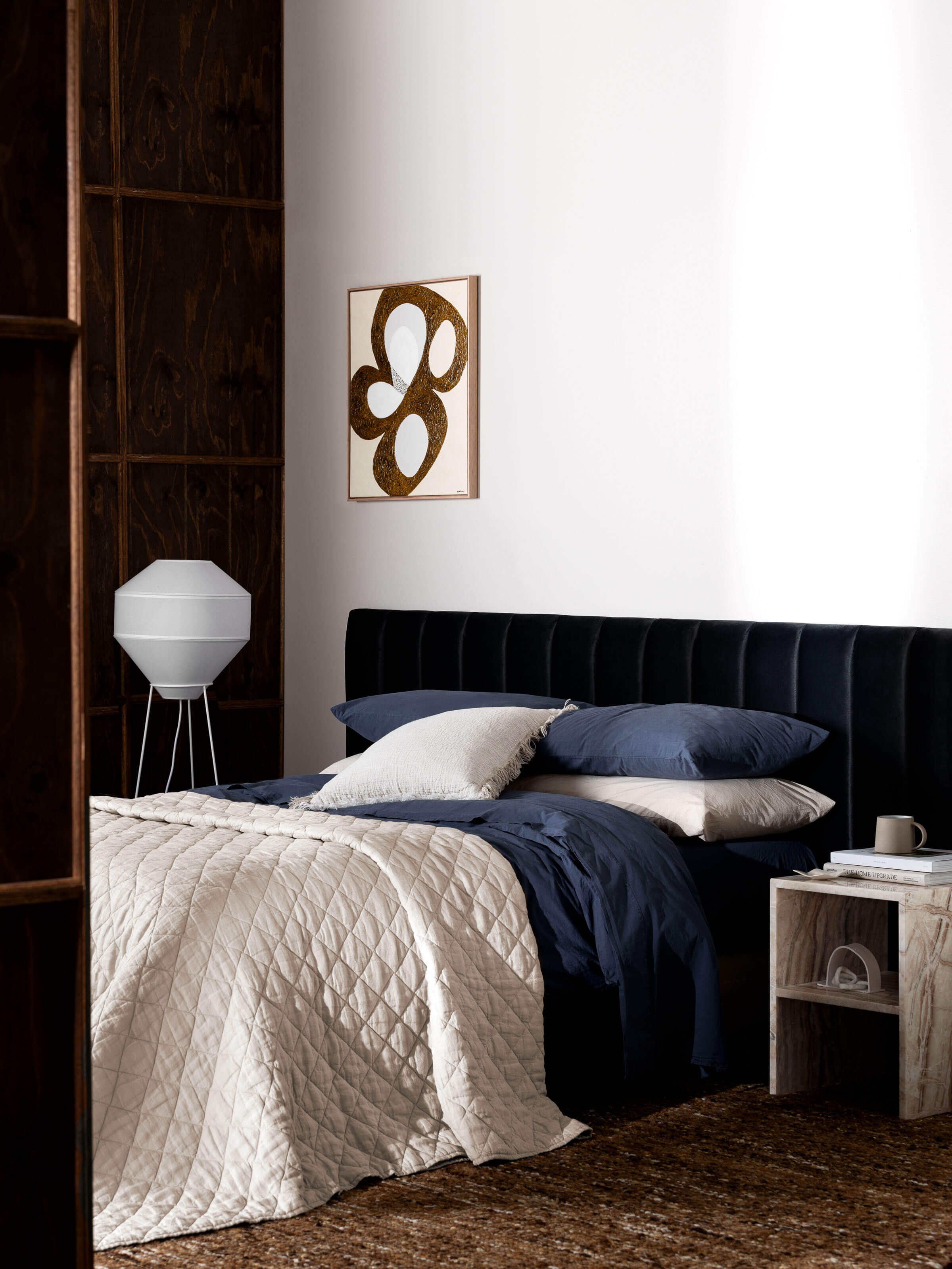 Nordic Navy Portuguese Cotton Pillowcases