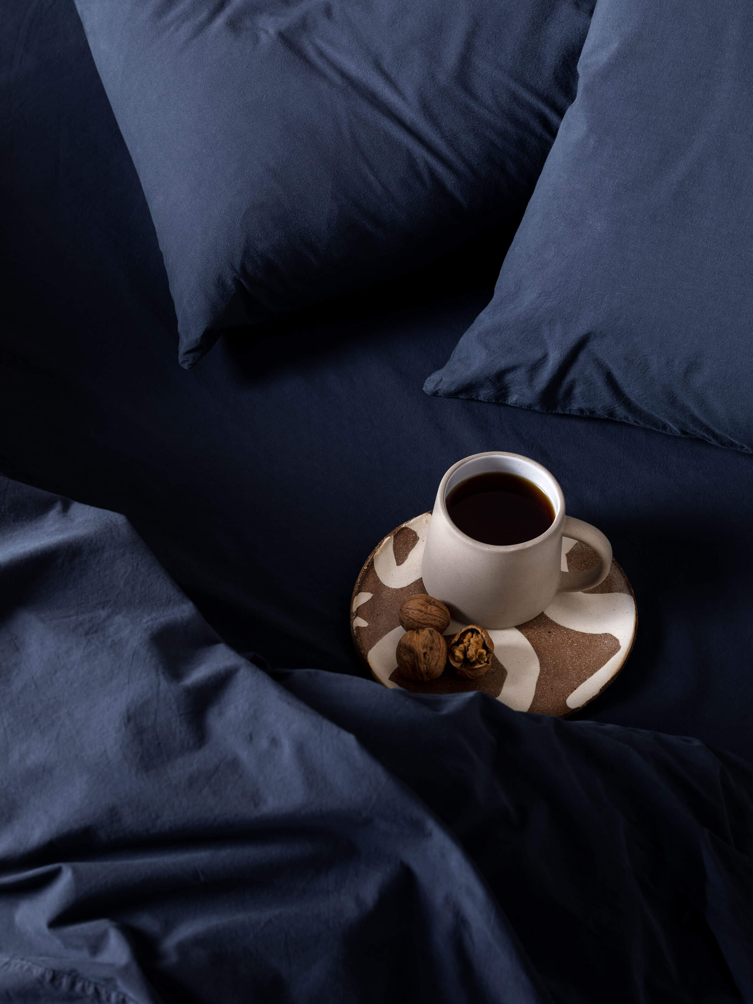 Nordic Navy Portuguese Cotton Pillowcases