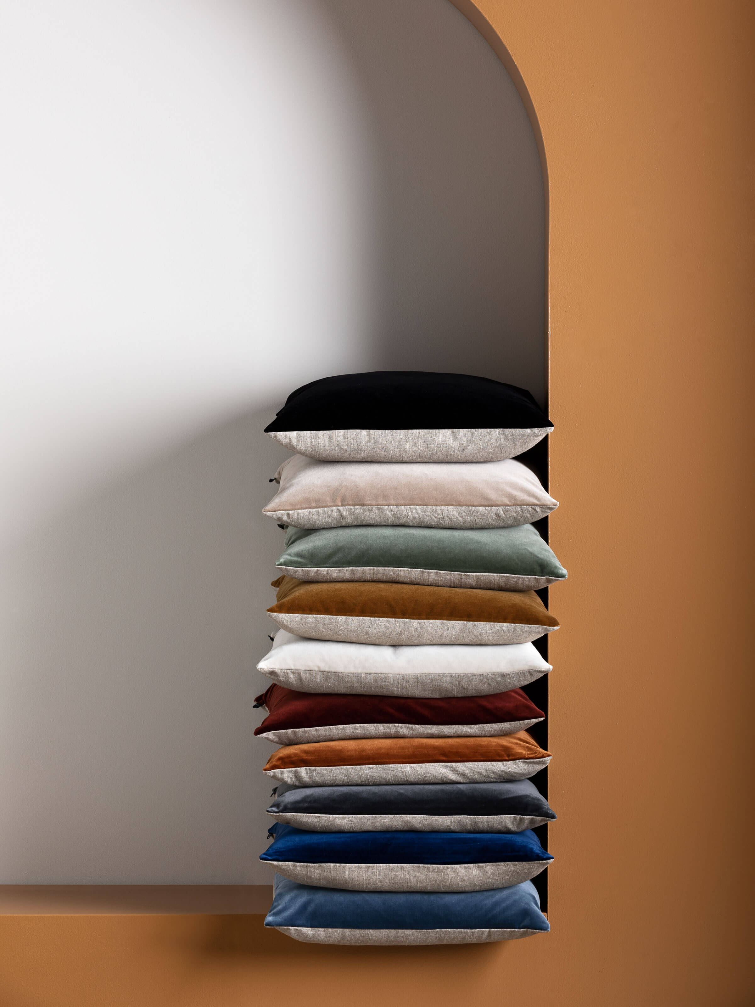 Etro Almond Velvet Cushion