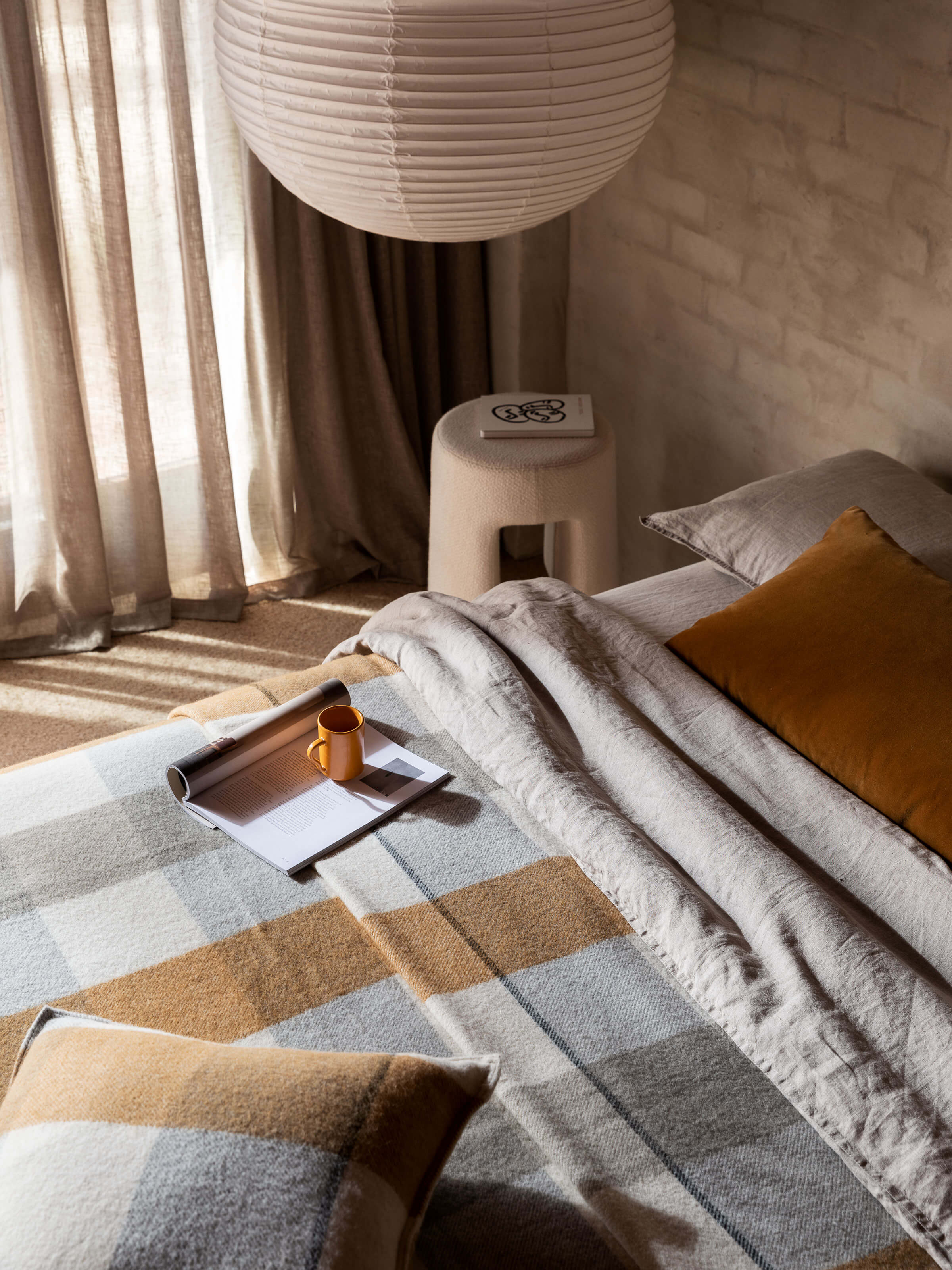 Etro Toffee Lumbar Velvet Cushion