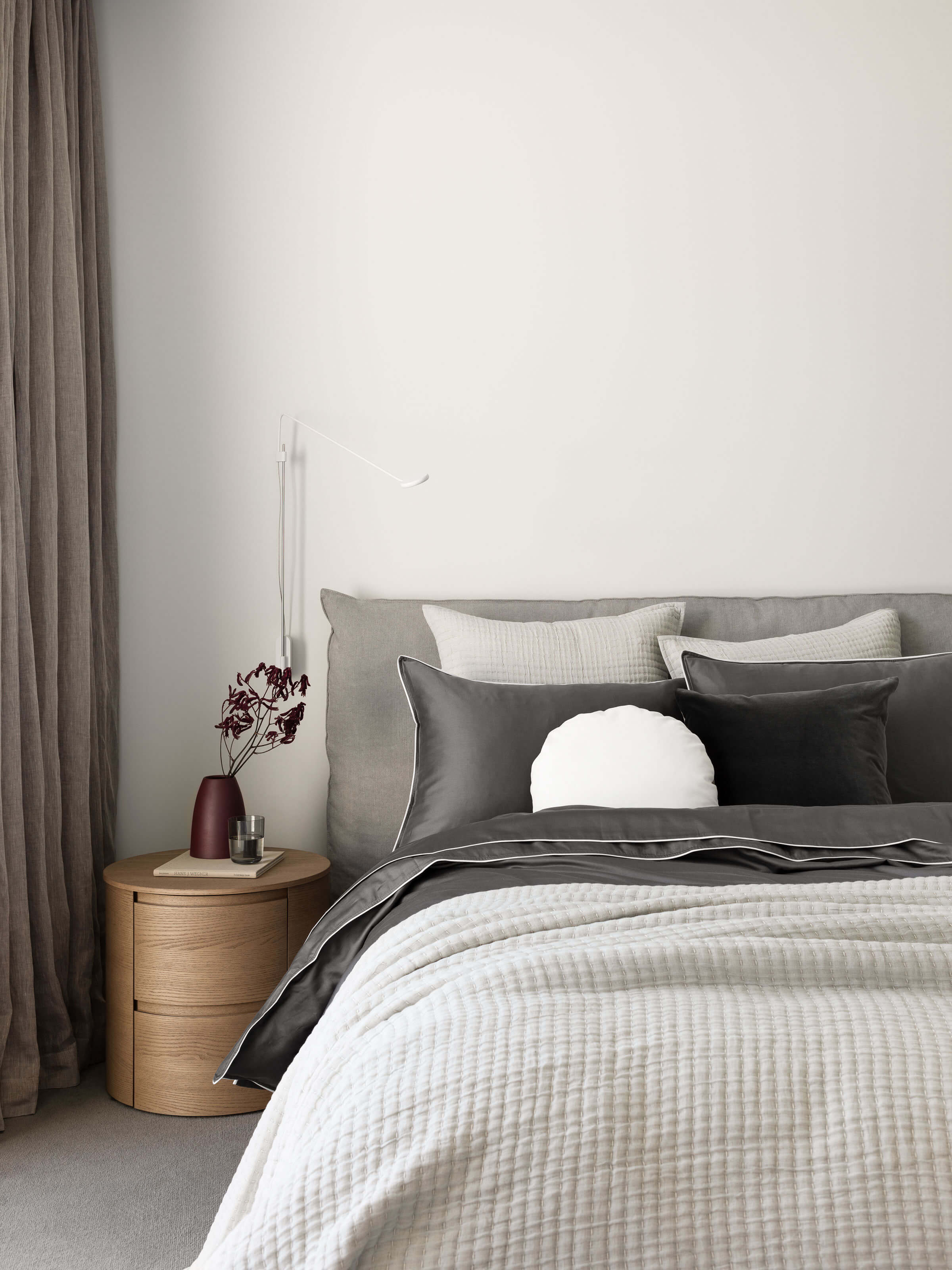 Etro Graphite Velvet Cushion