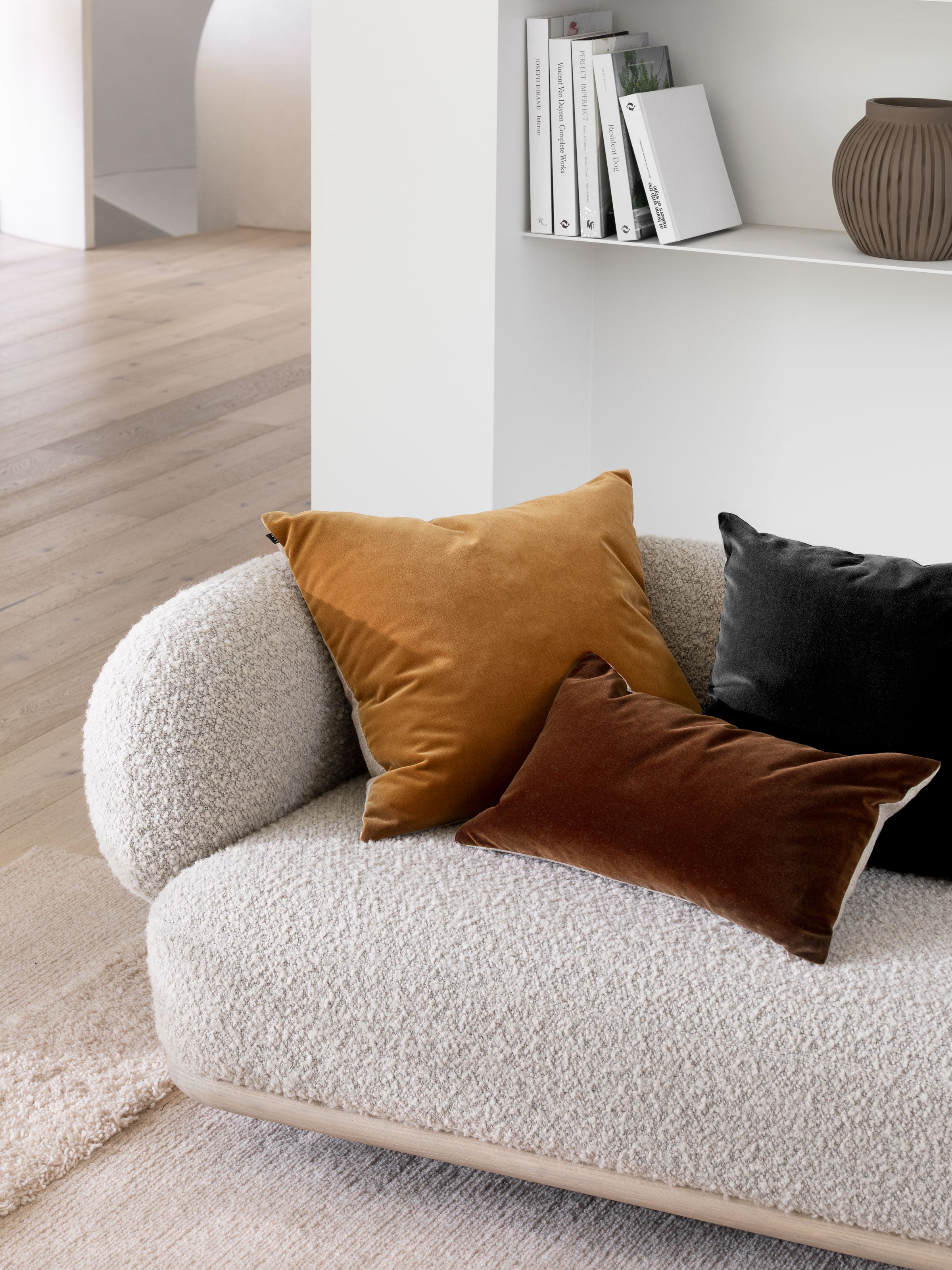 Etro Toffee Velvet Cushion