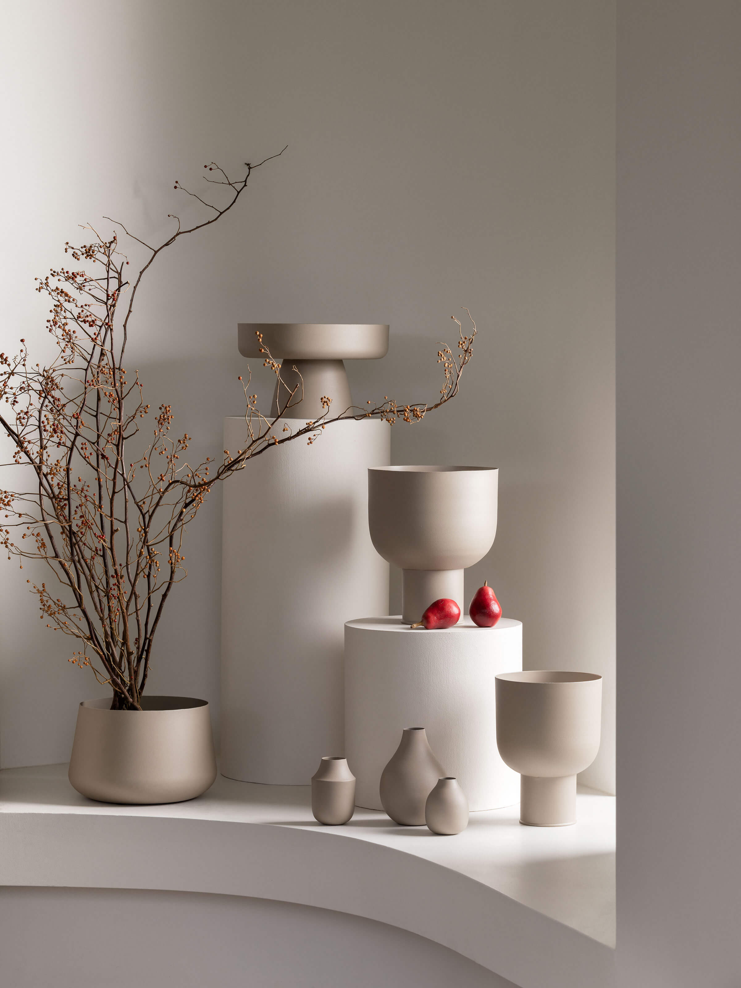 Mona Latte Curve Planter