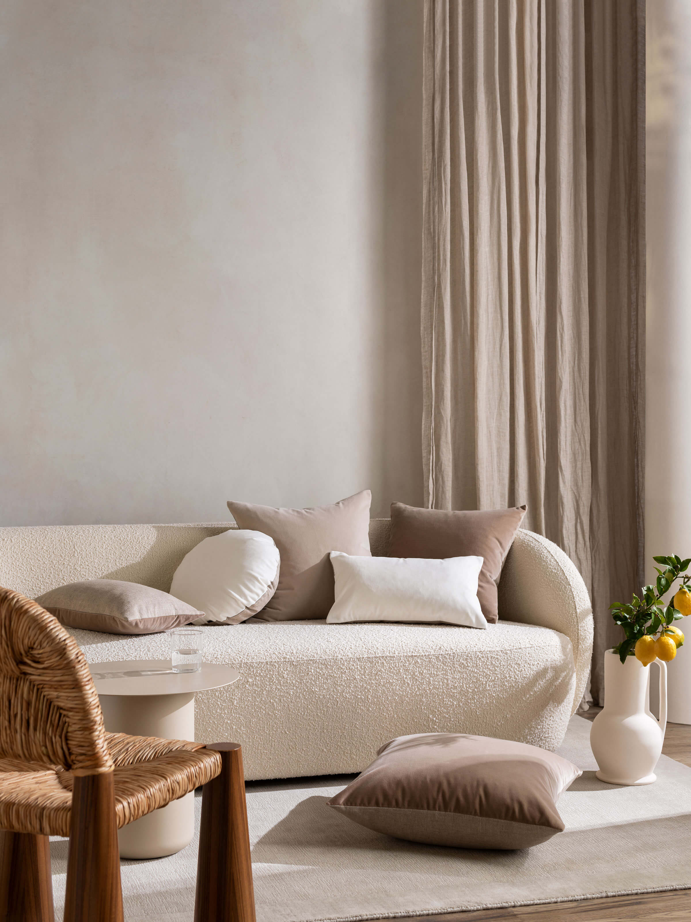 Etro Cacao Mini Velvet Cushion