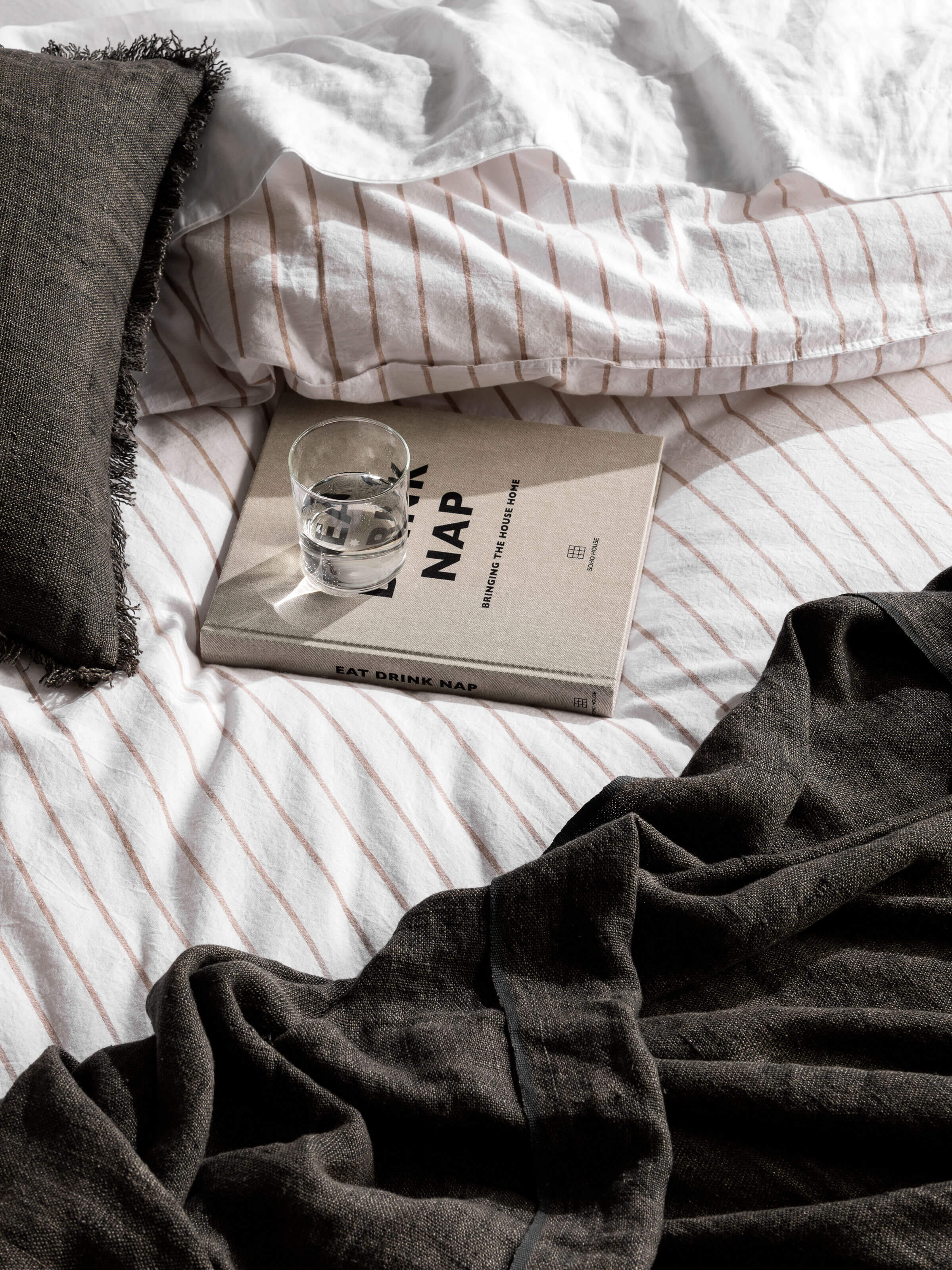 Loft Tan Linen & Cotton Duvet Cover Set