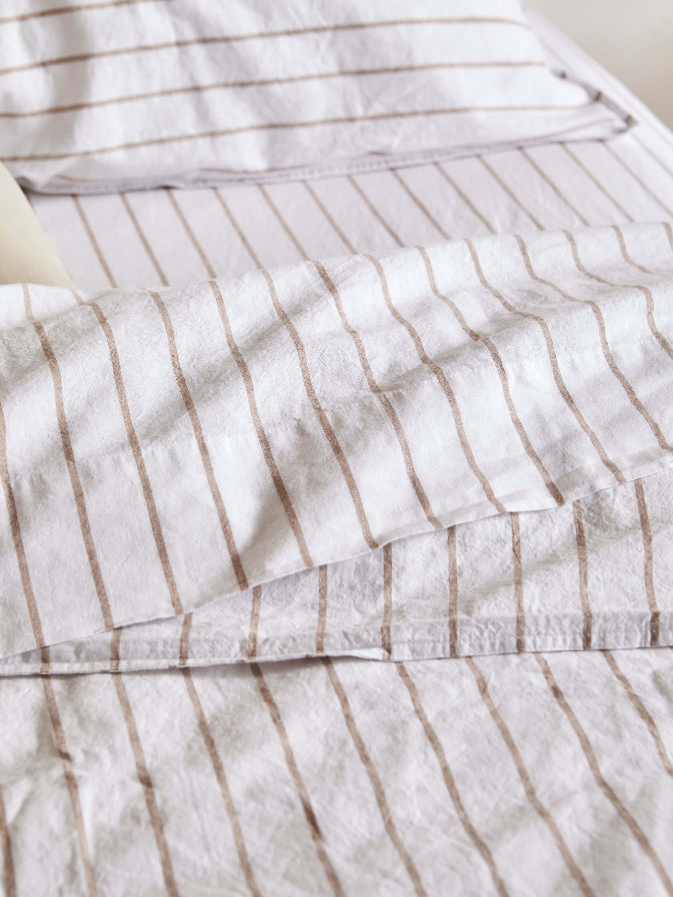 Loft Tan Linen & Cotton Duvet Cover Set