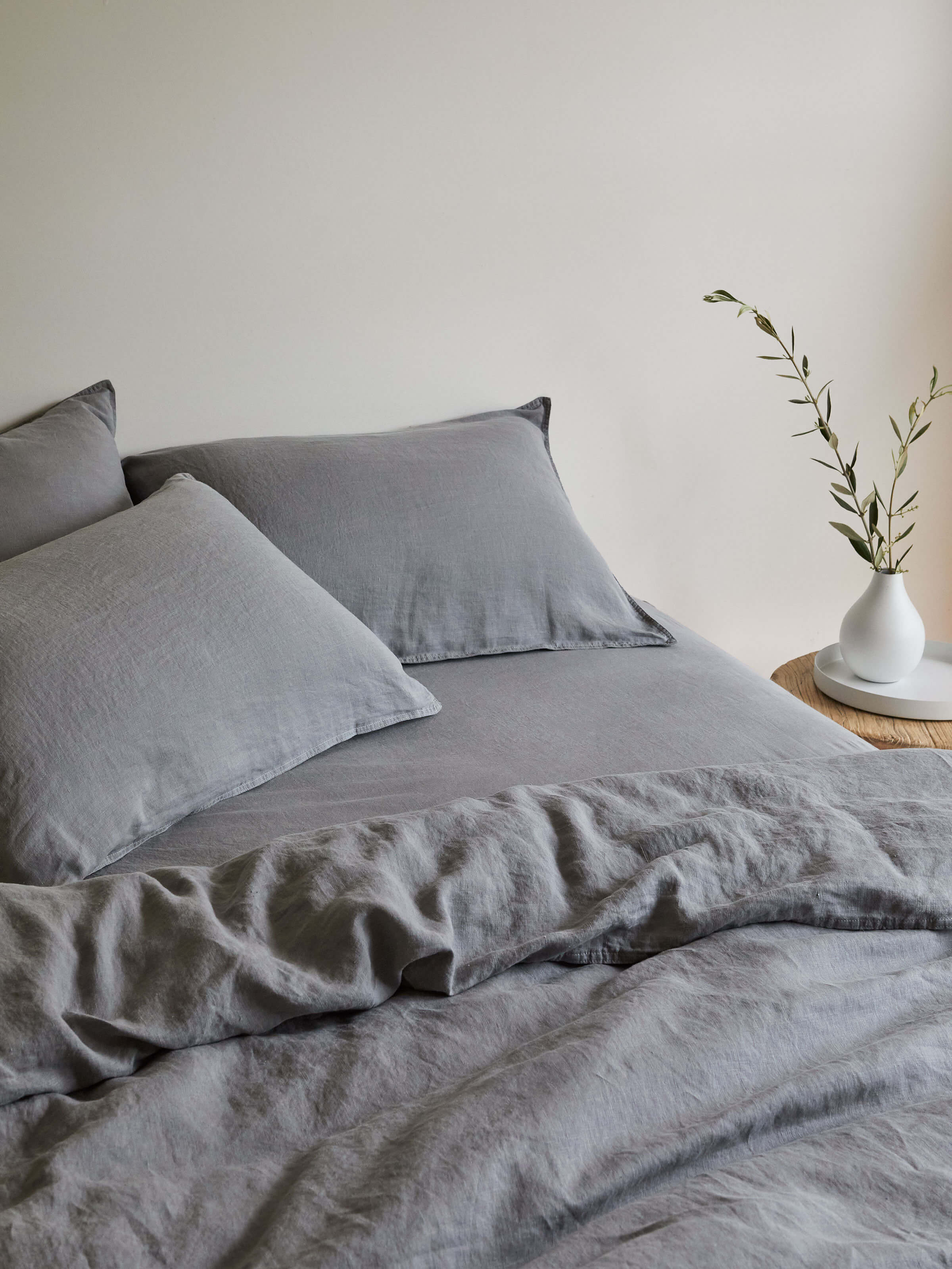 Mondo Storm Organic French Linen Pillowcases
