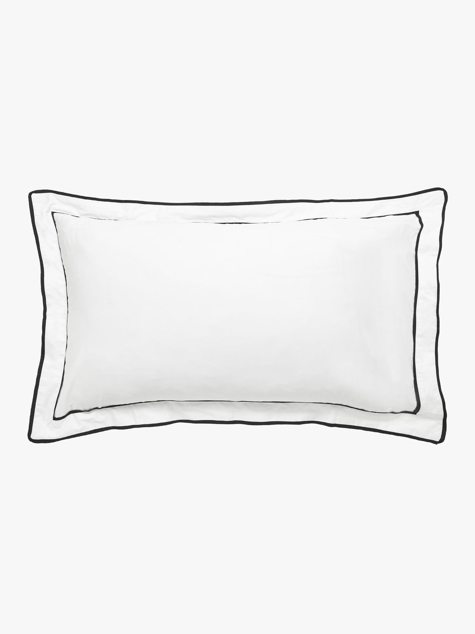 Buy Luxury Bed Linen Online Grosgrain Black Pillowcase