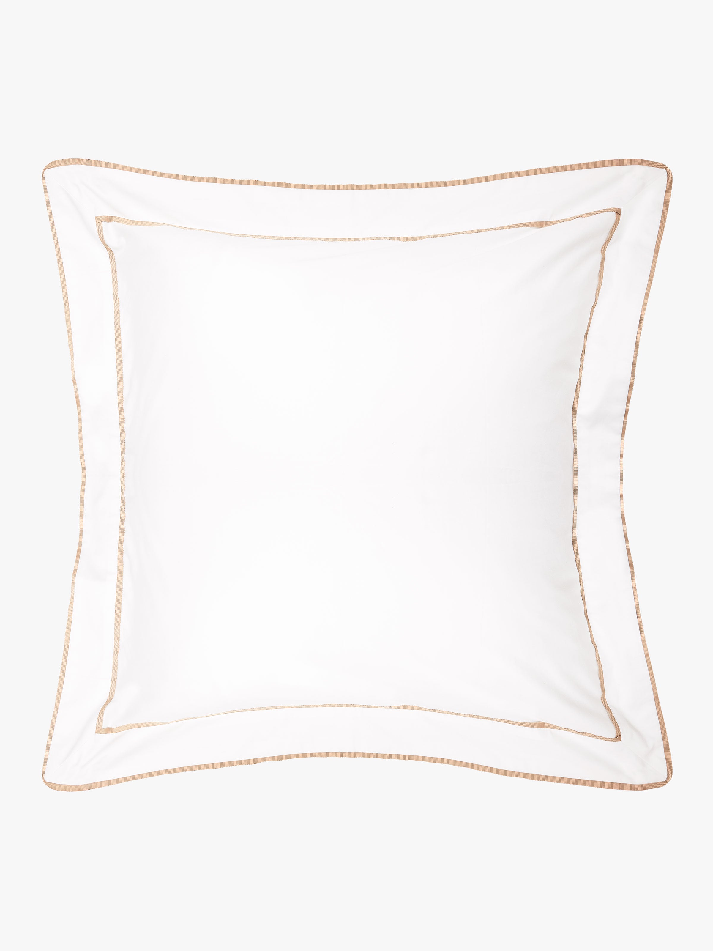 Grosgrain Caramel Egyptian Cotton Tailored Pillowcases