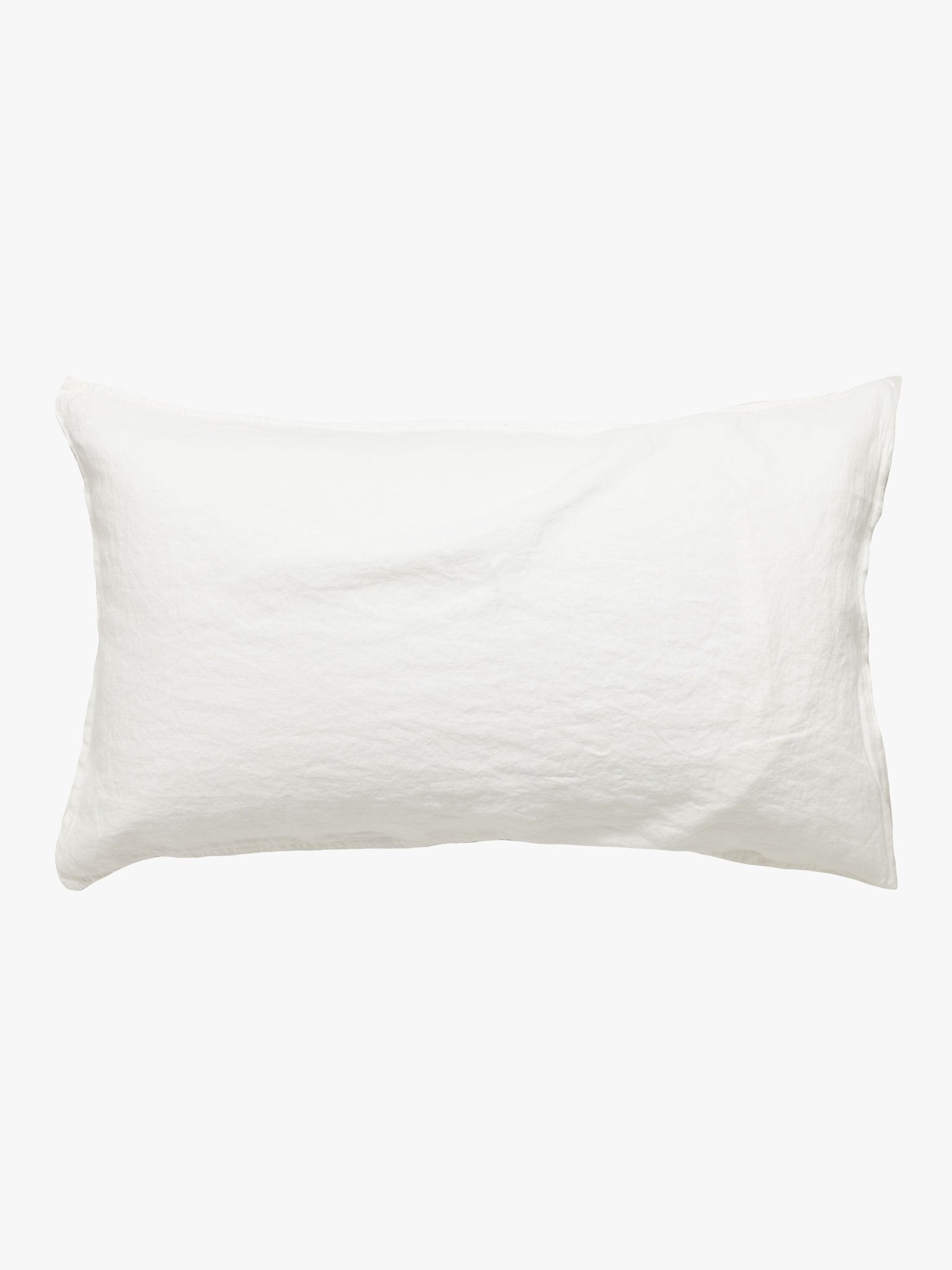 Mondo White Organic French Linen Sheet Set