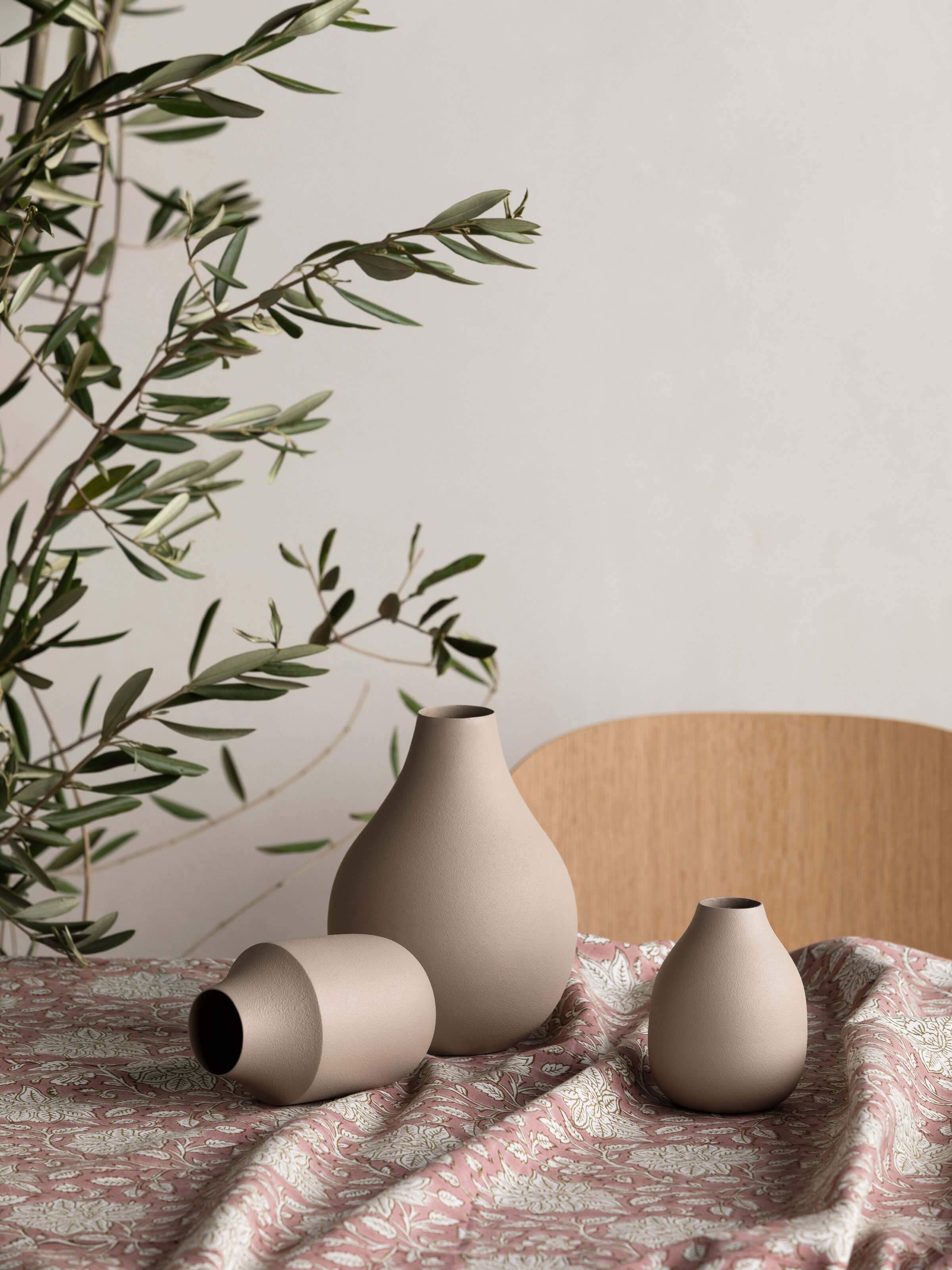Mona Trio of Vases - Chalk Vase 2020