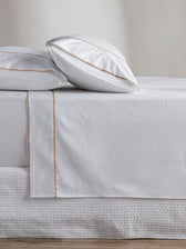 Egyptian Cotton Grosgrain Sheet Set | Caramel