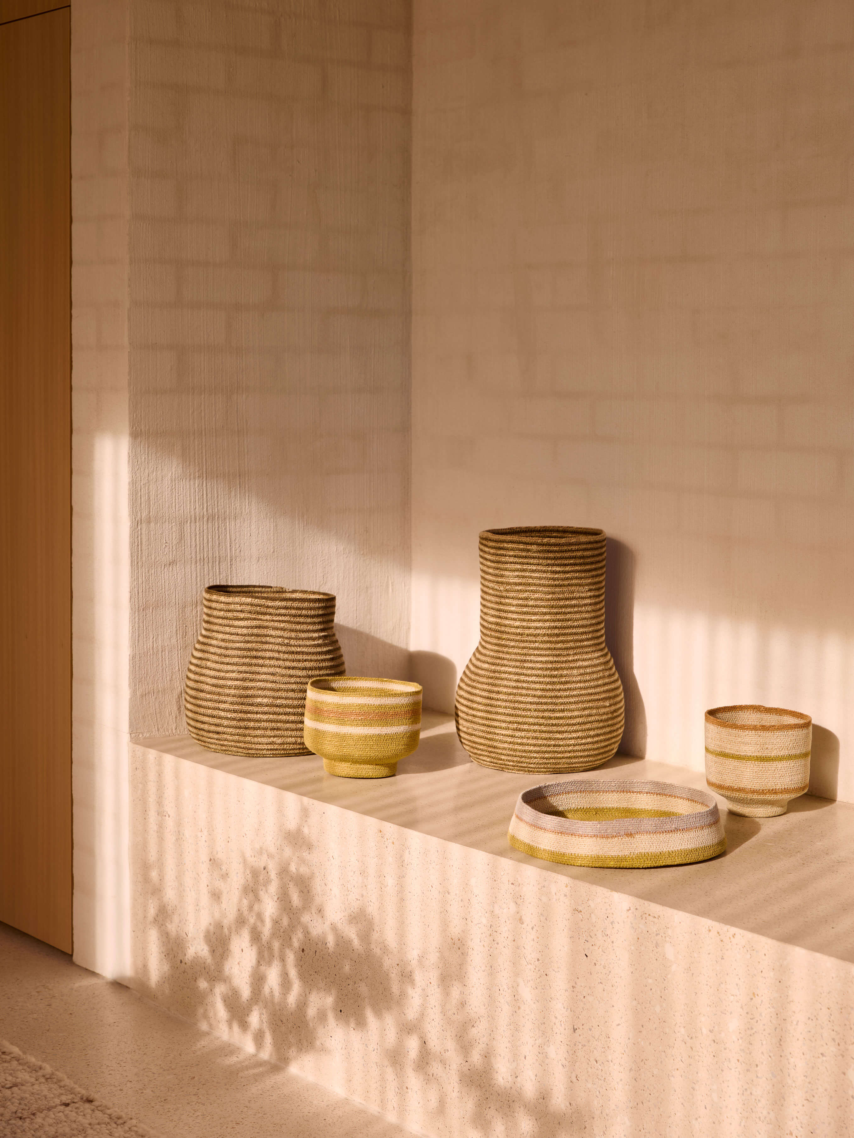 Sabine Pear Woven Basket Duo