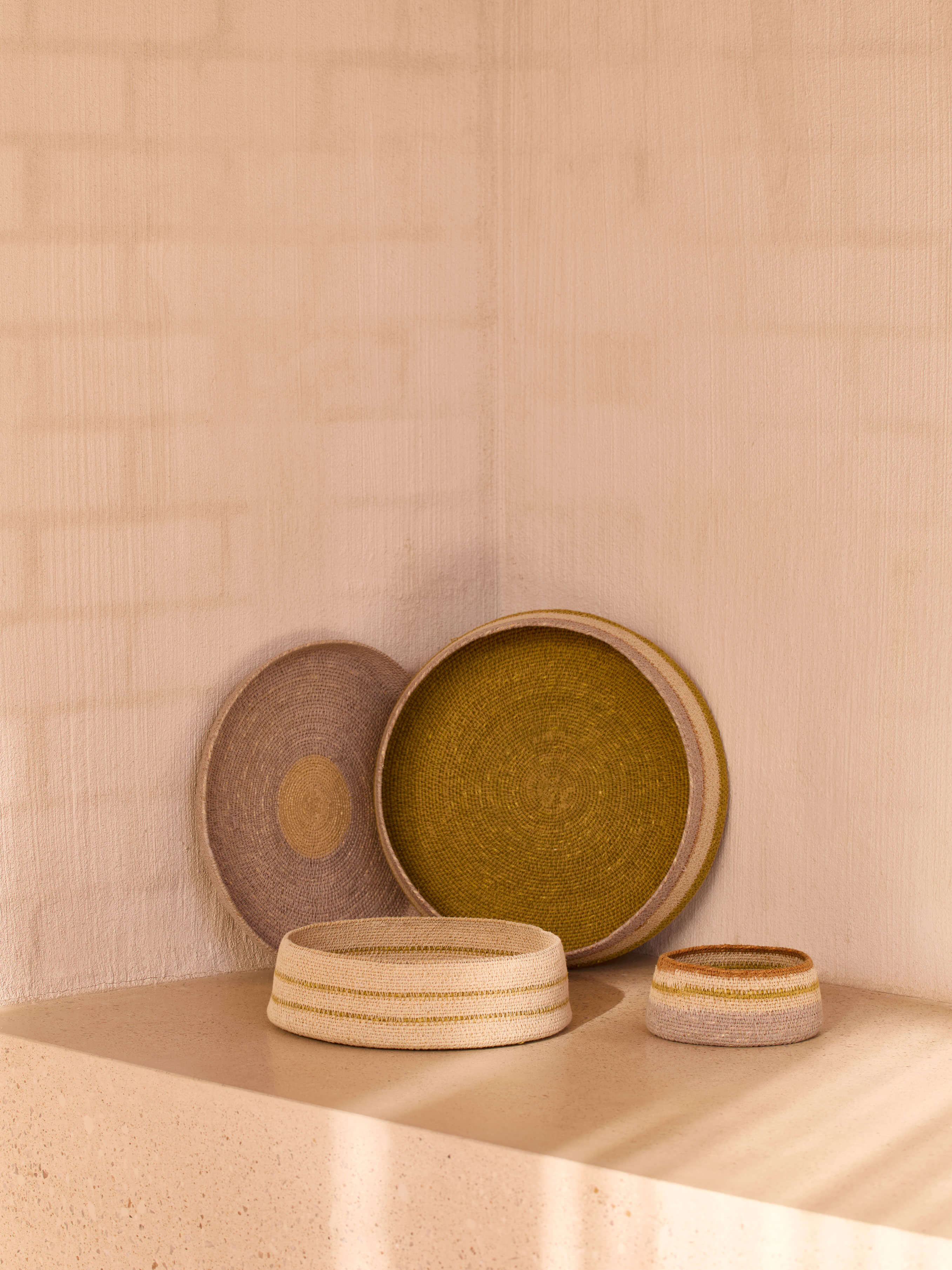 Sabine Woven Basket Trio