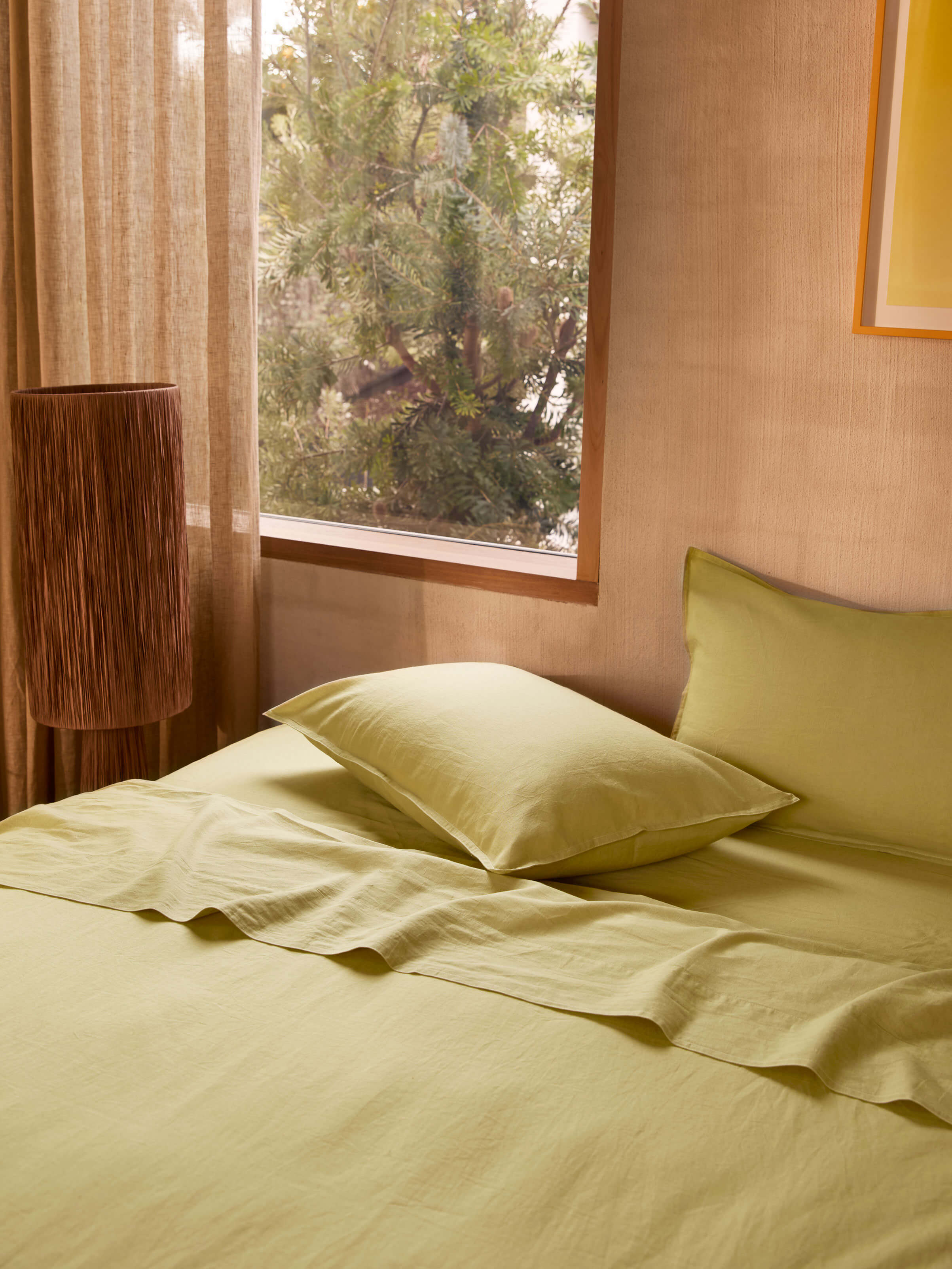 Eve Pear Linen & Cotton Sheet Set