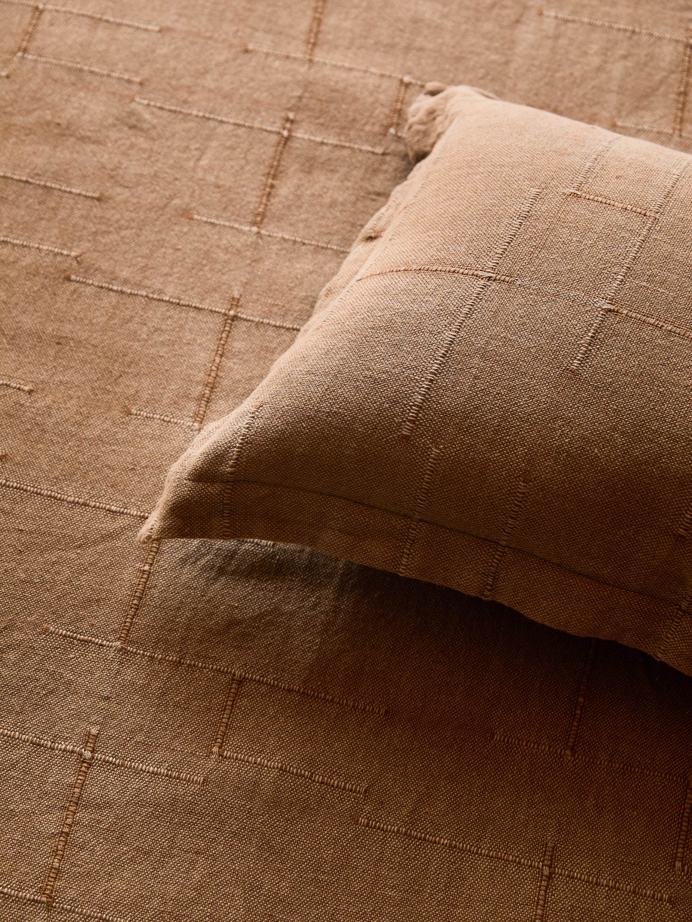 Palermo Caramel French Linen Bedcover