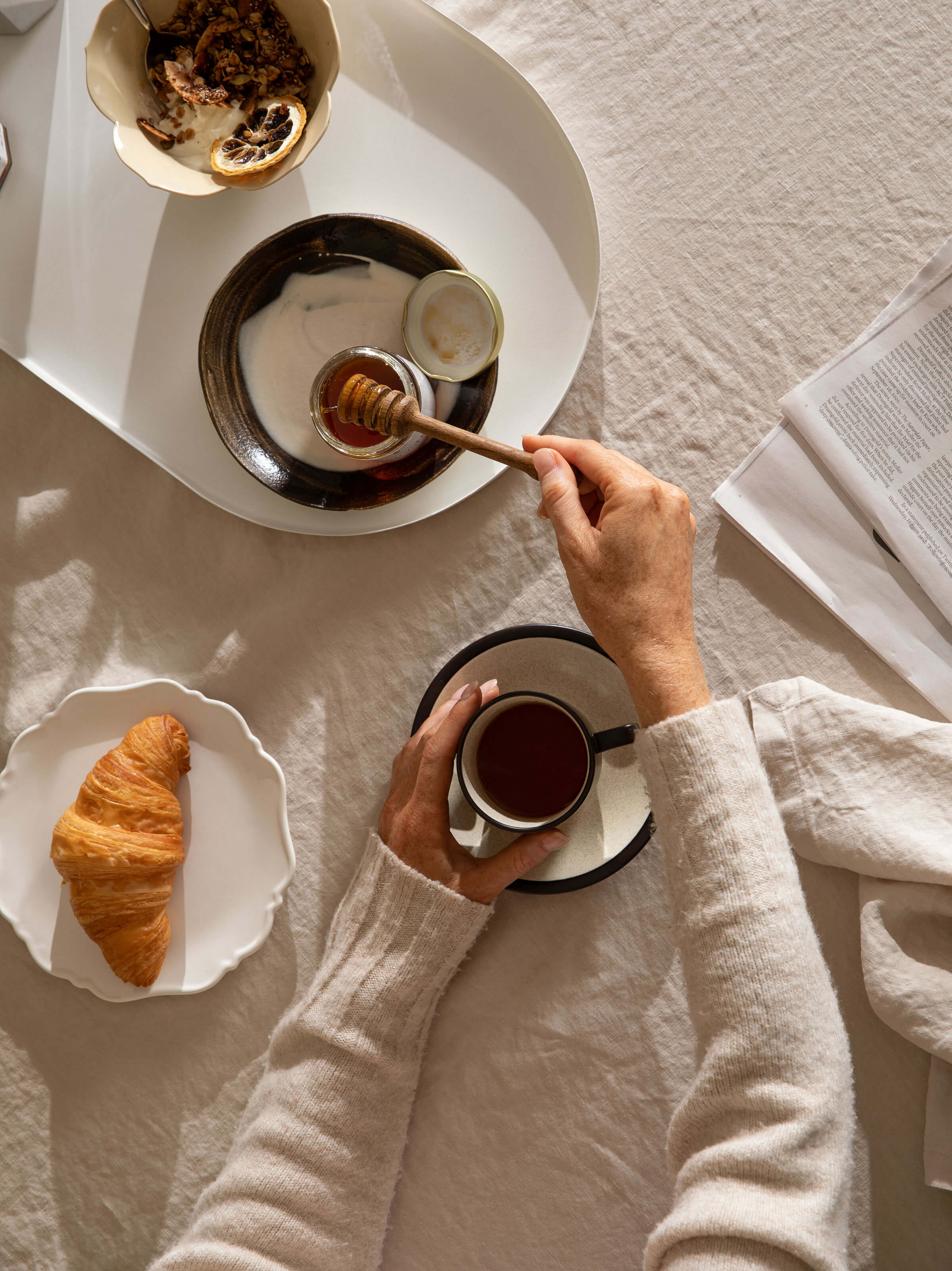 Terrace Oatmeal Napkin Set