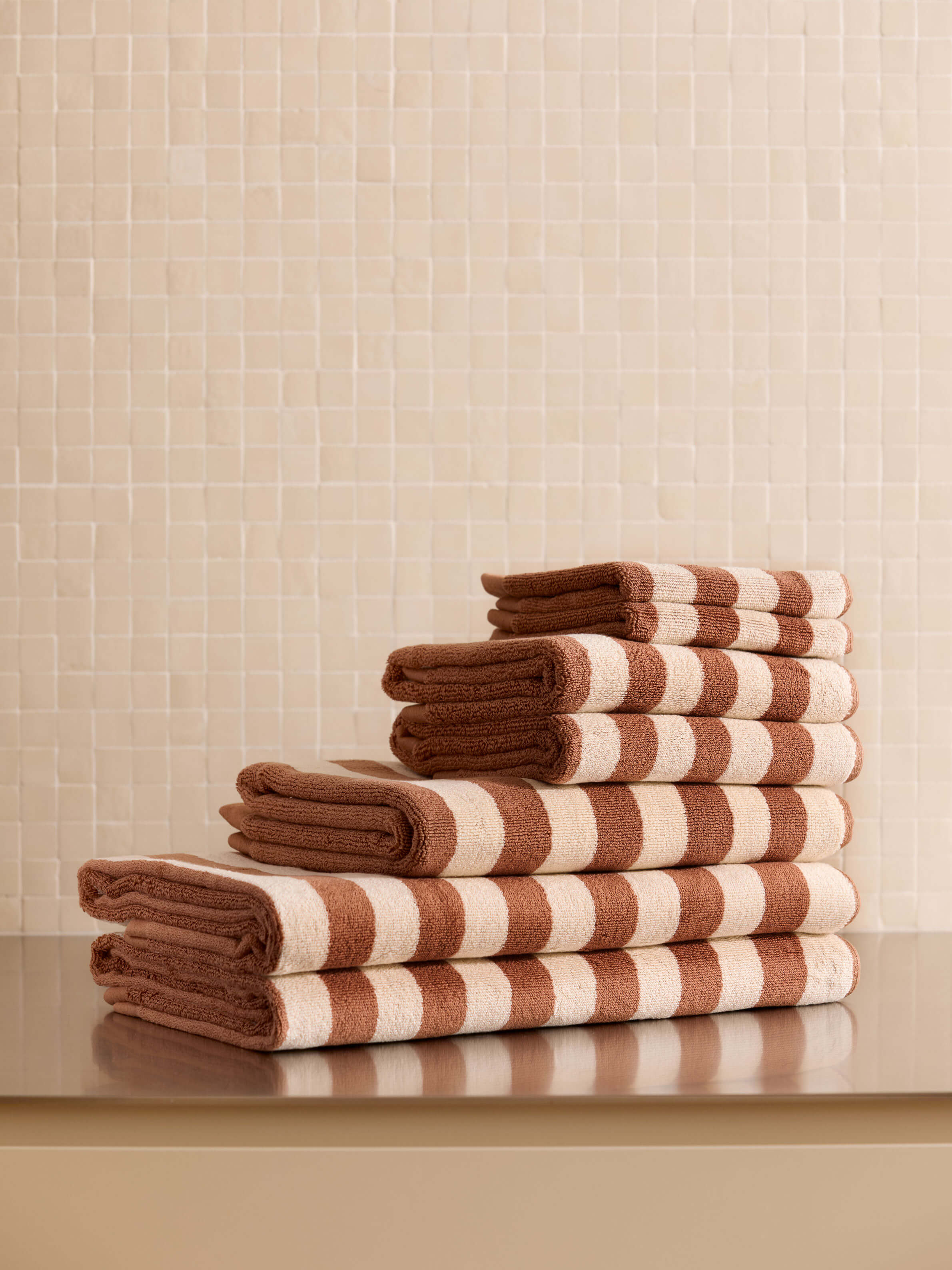 Raye Terracotta Towels