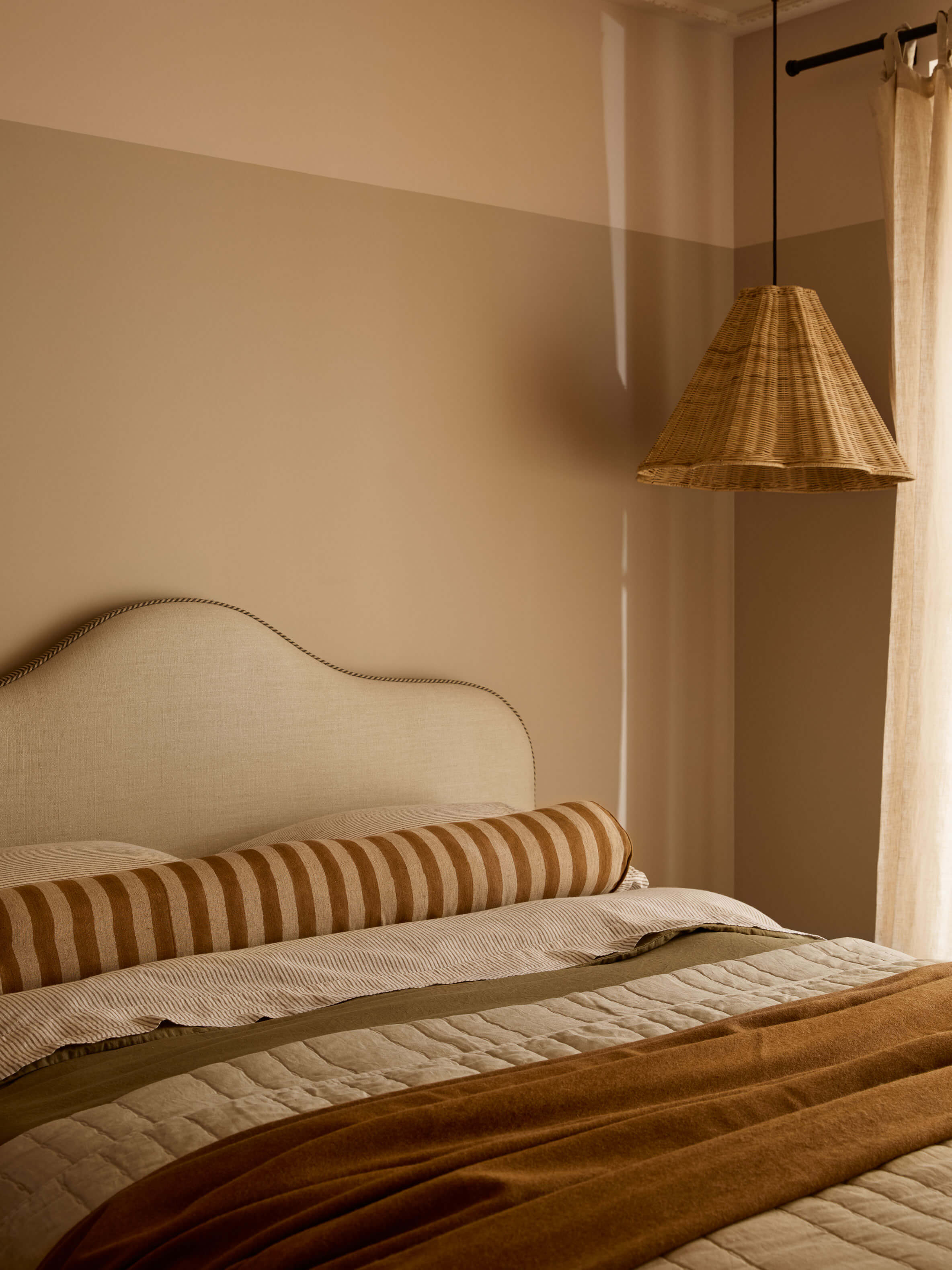Celeste Khaki Linen & Cotton Sheet Set