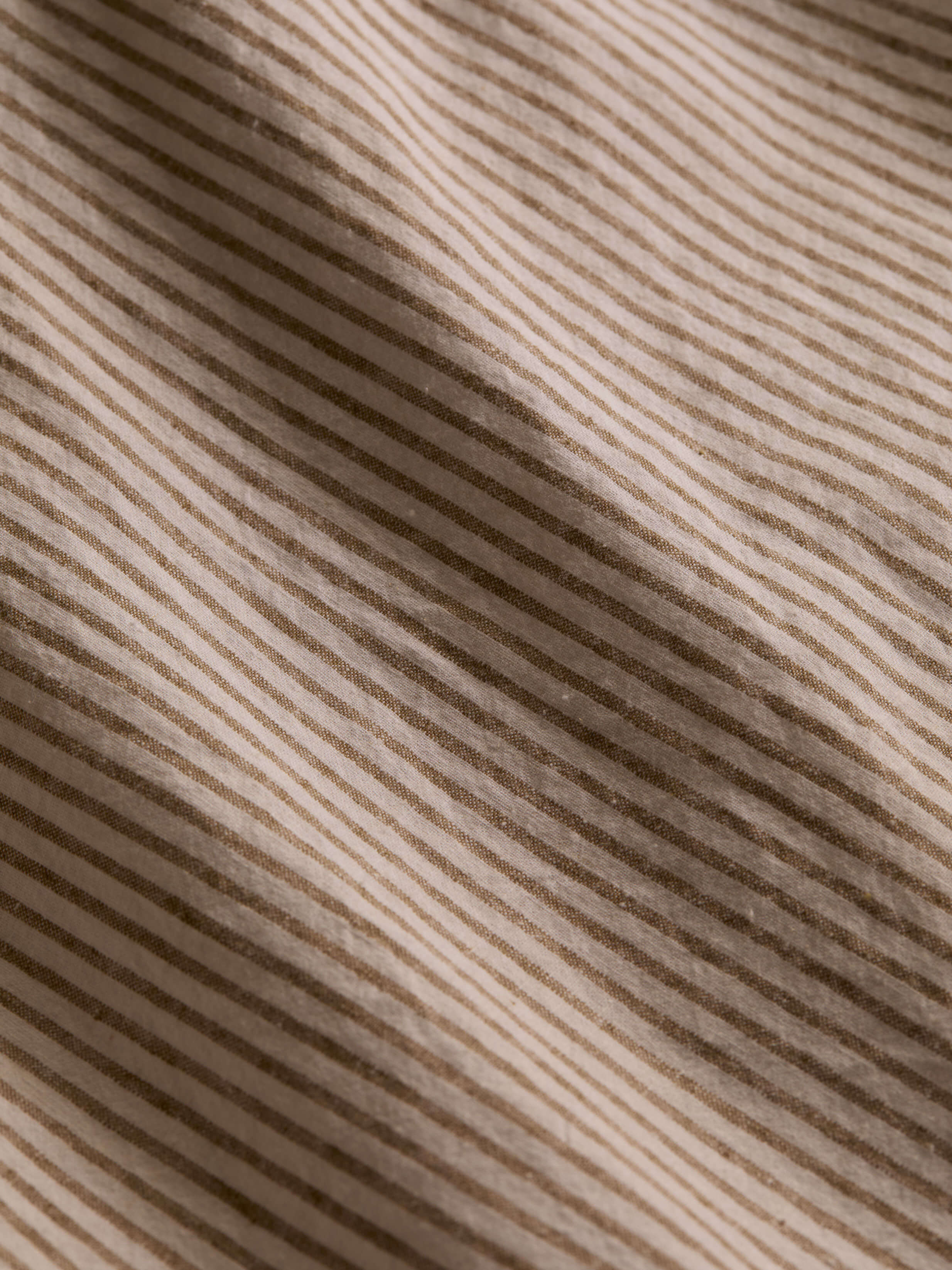 Celeste Khaki Linen & Cotton Sheet Set