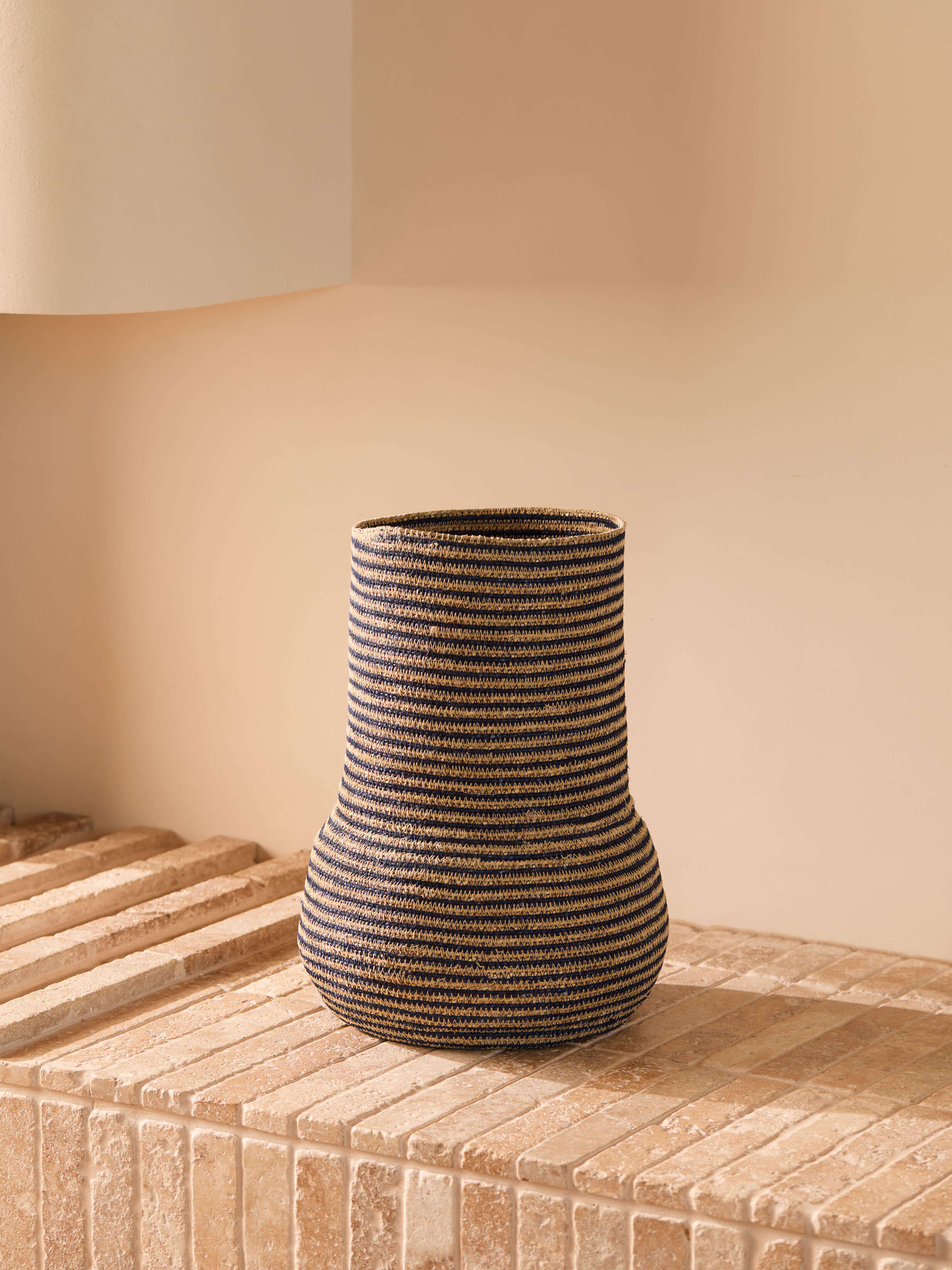 Sabine Indigo Grand Woven Basket