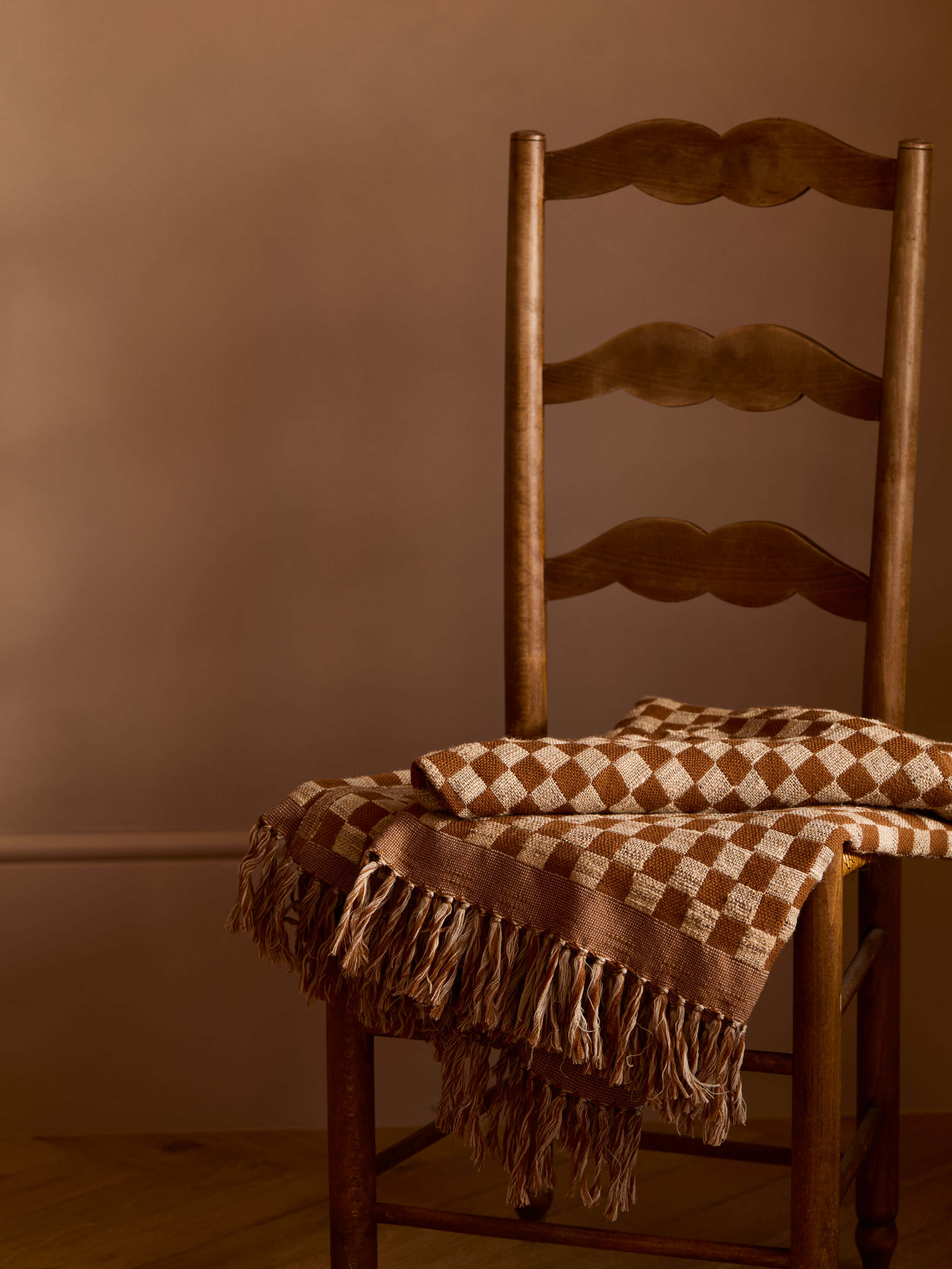 Matteo Bronze Wool & Silk Throw