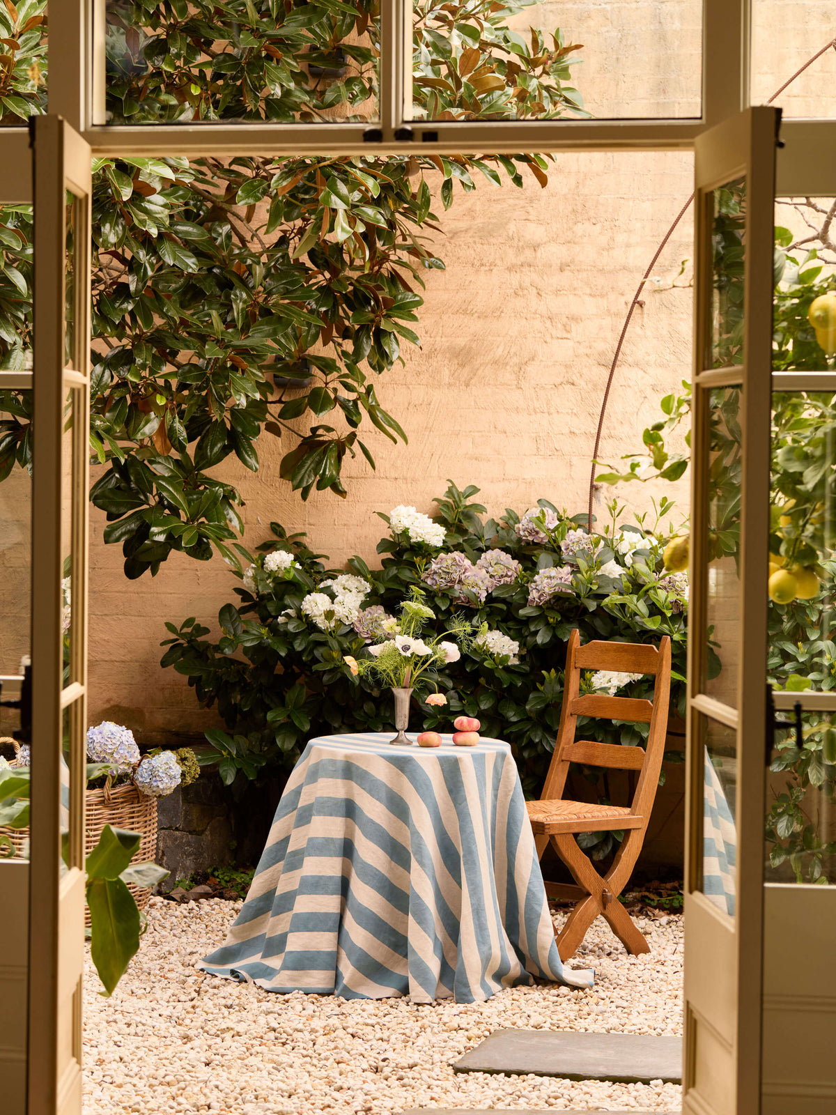 Riviera French Blue Table Cloth