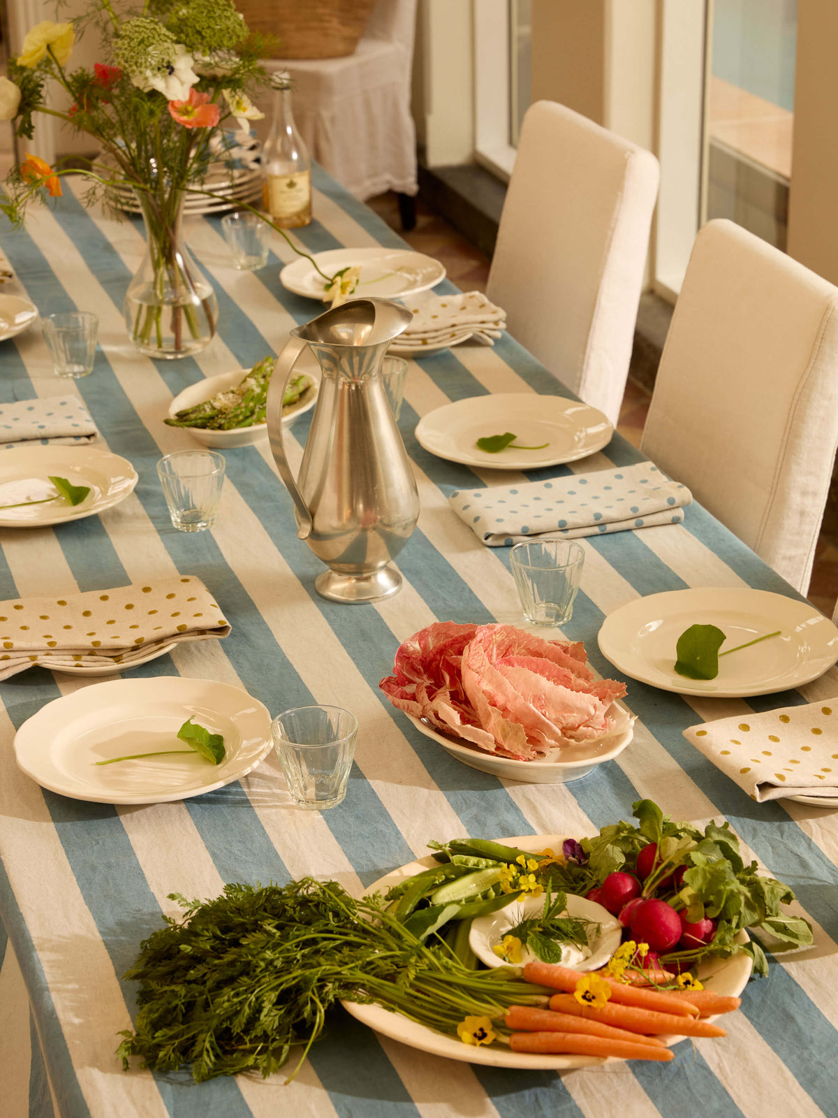 Dotty French Blue Napkin Set