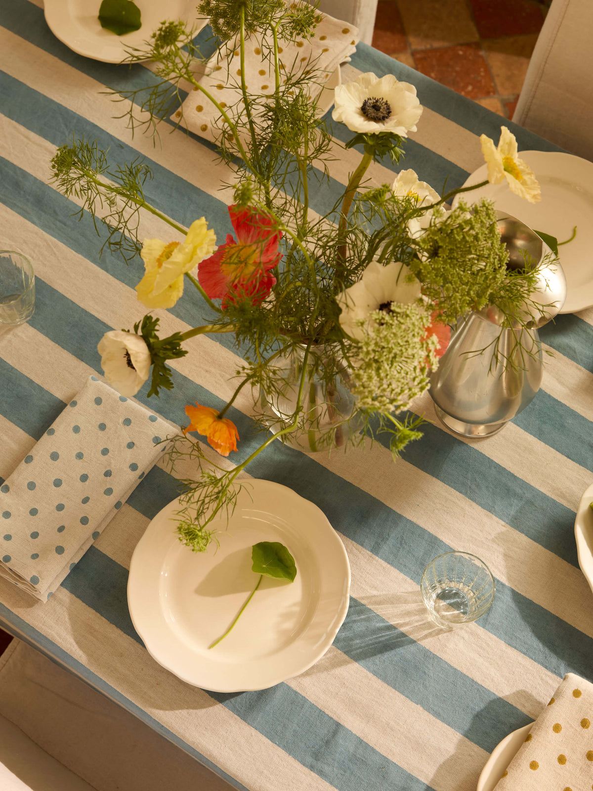 Dotty French Blue Napkin Set