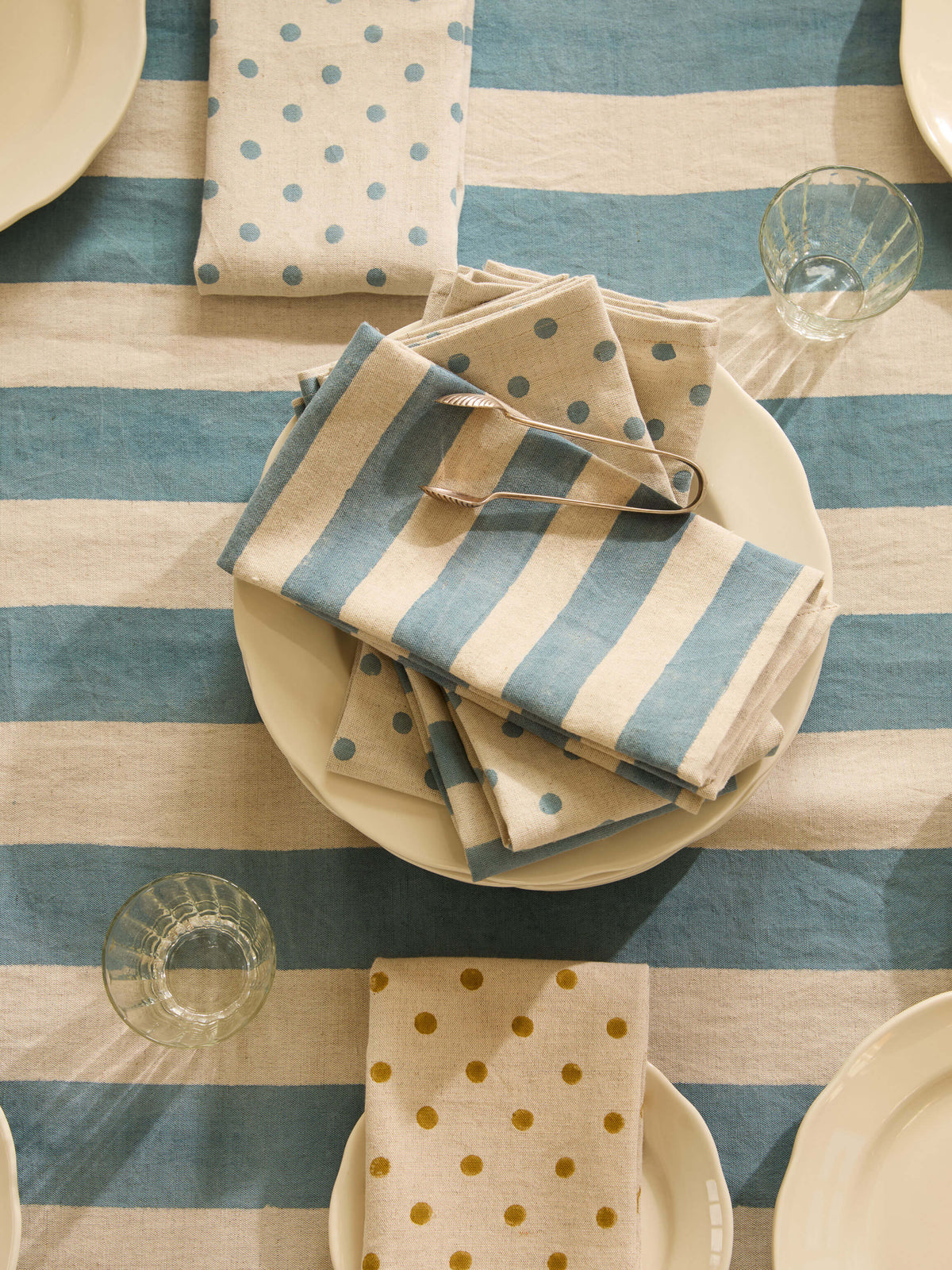 Dotty French Blue Napkin Set