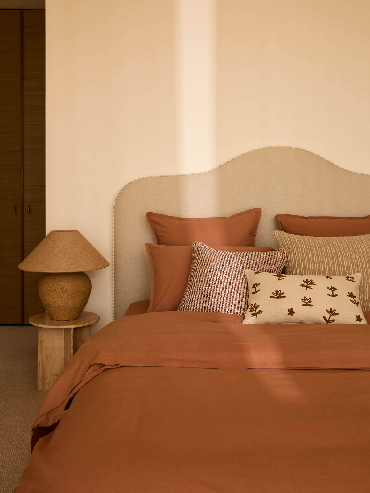 Avenue Clay Linen & Cotton Duvet Cover Set