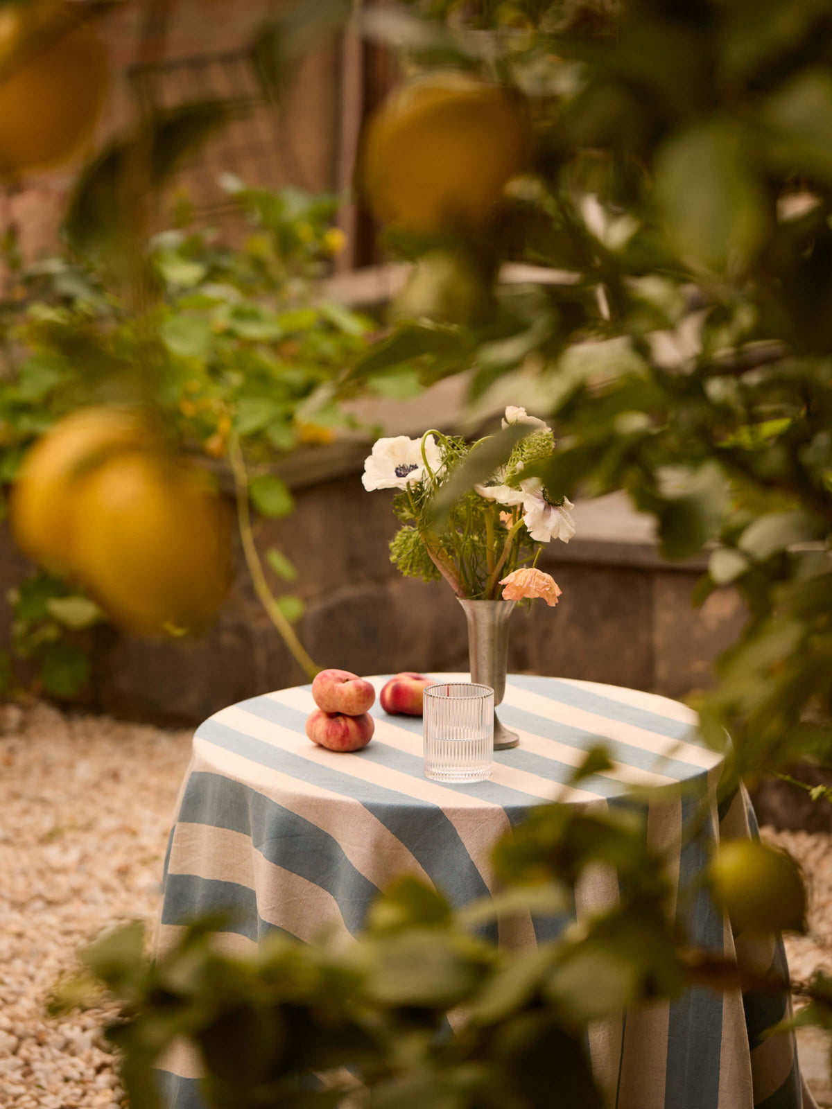 Riviera French Blue Table Cloth