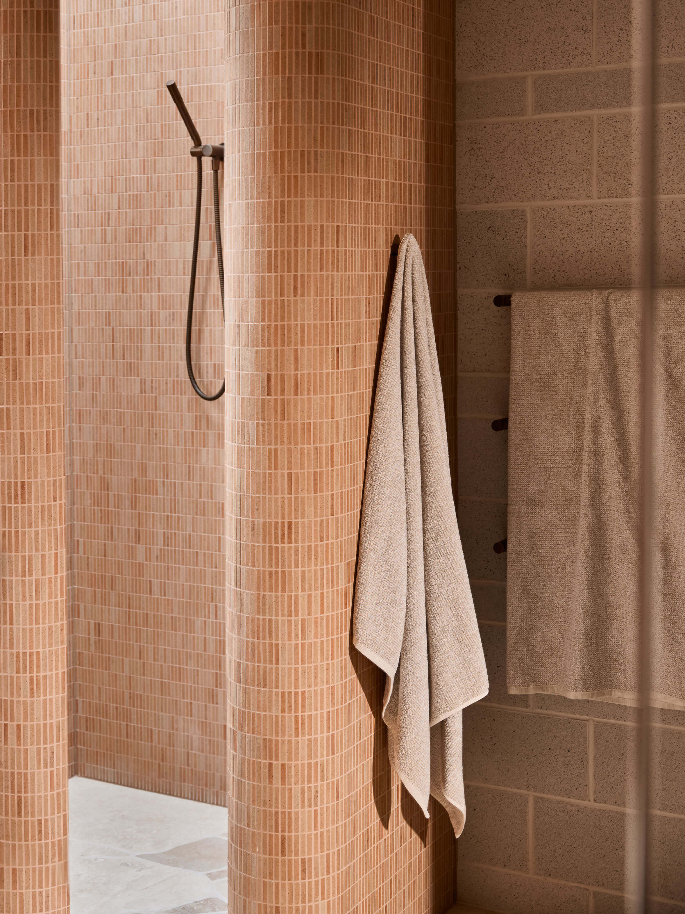 Tweed Nougat Towels