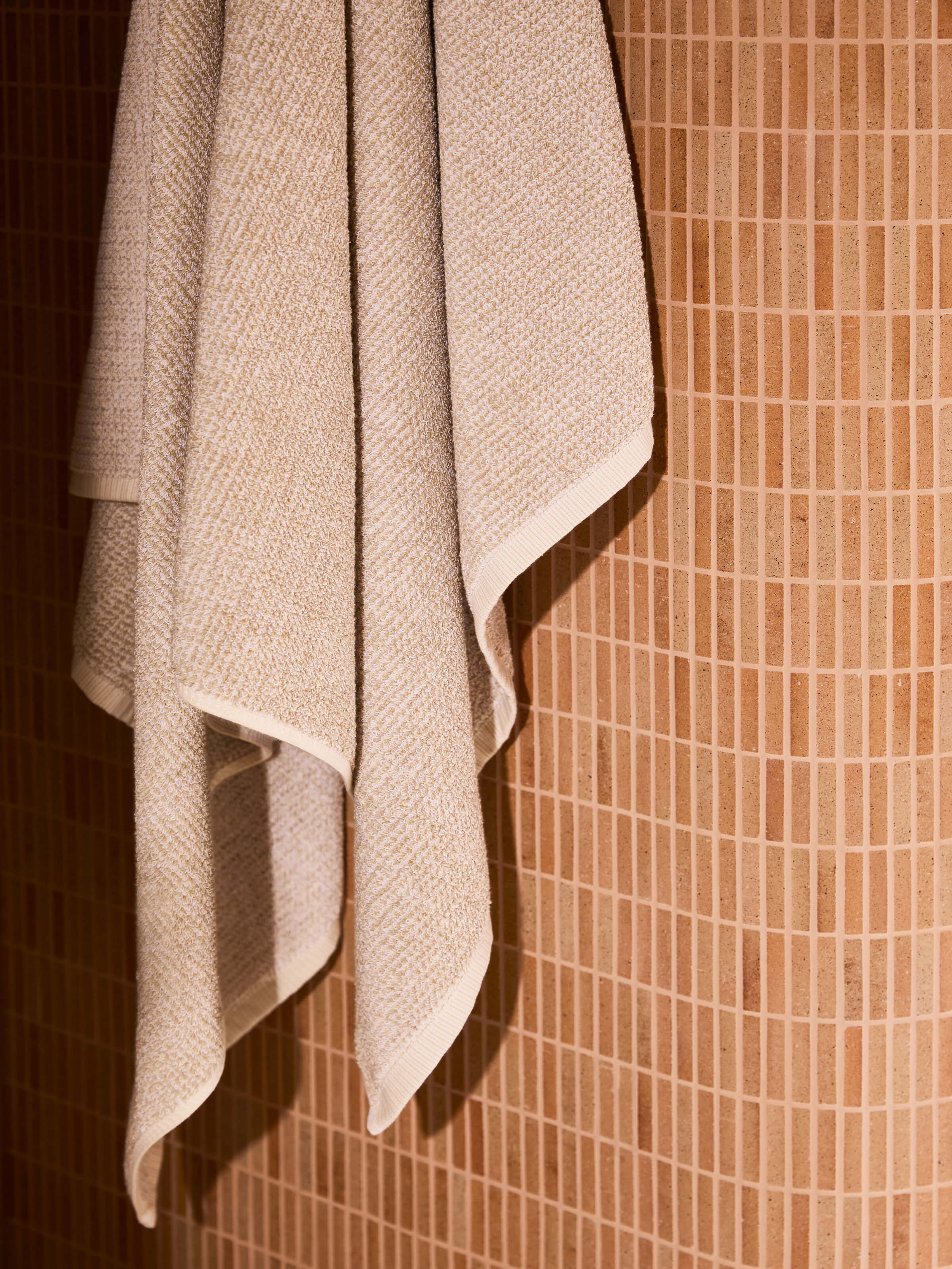 Tweed Nougat Towels