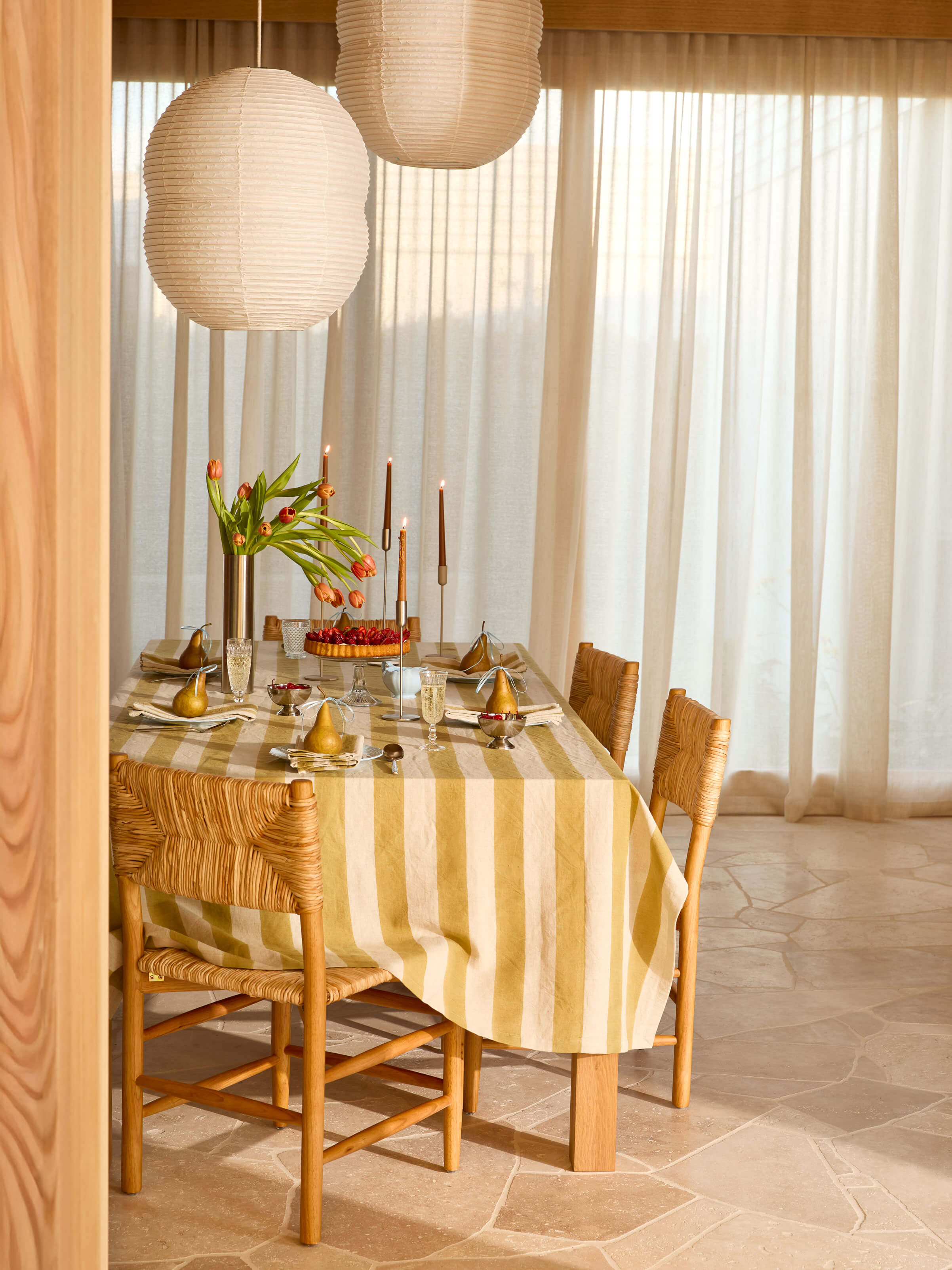 Riviera Pear Table Cloth