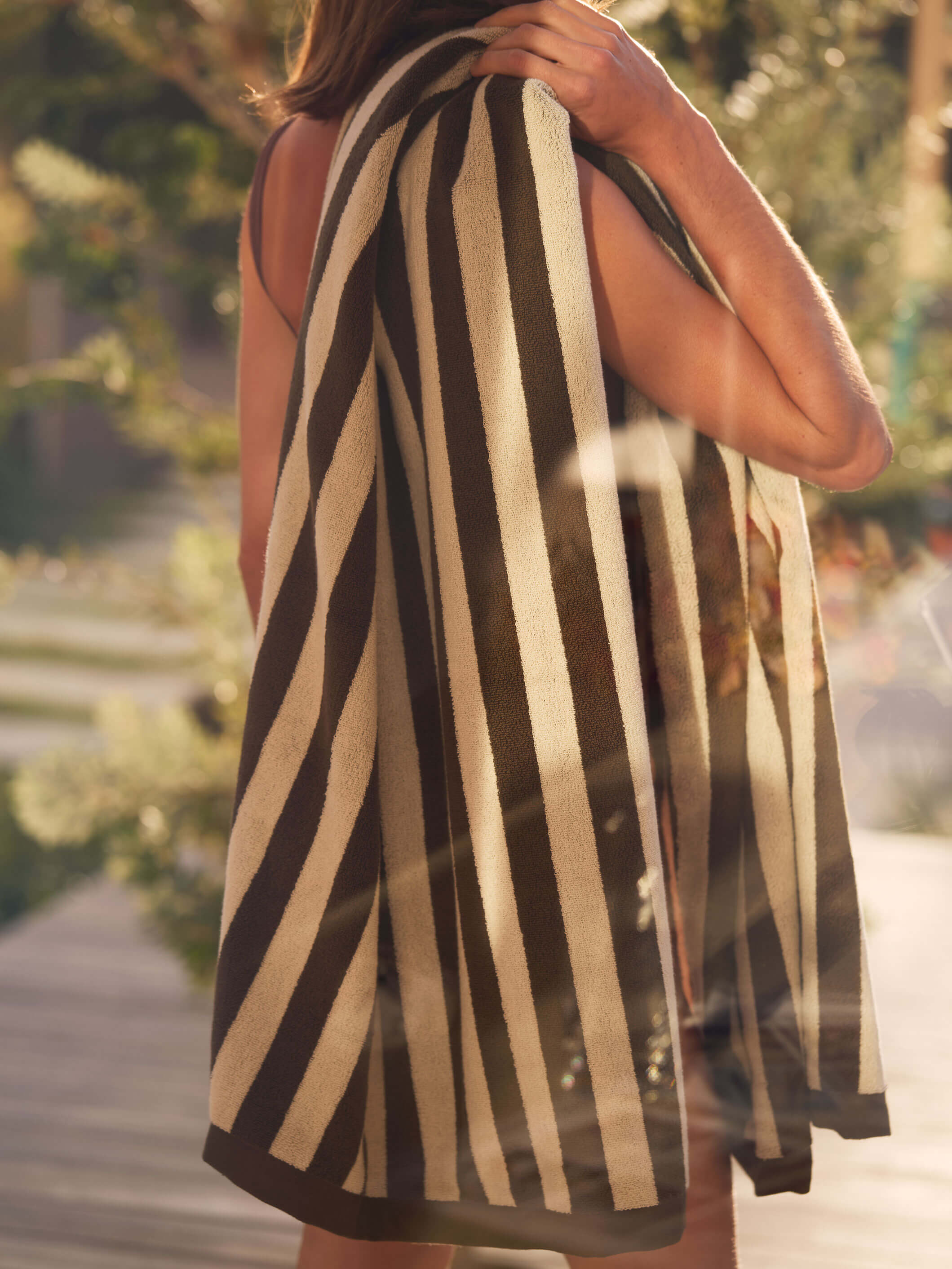 Raye Olive Towels