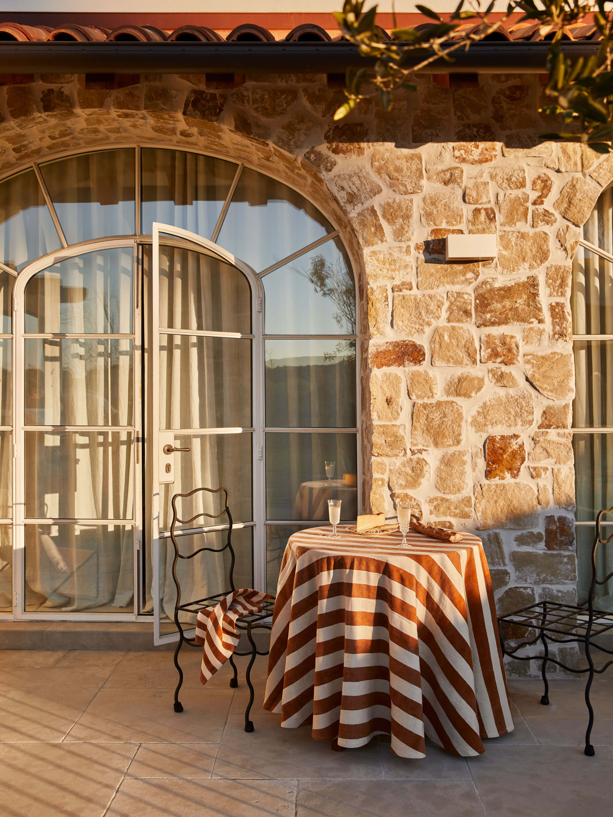 Riviera Terracotta Table Cloth