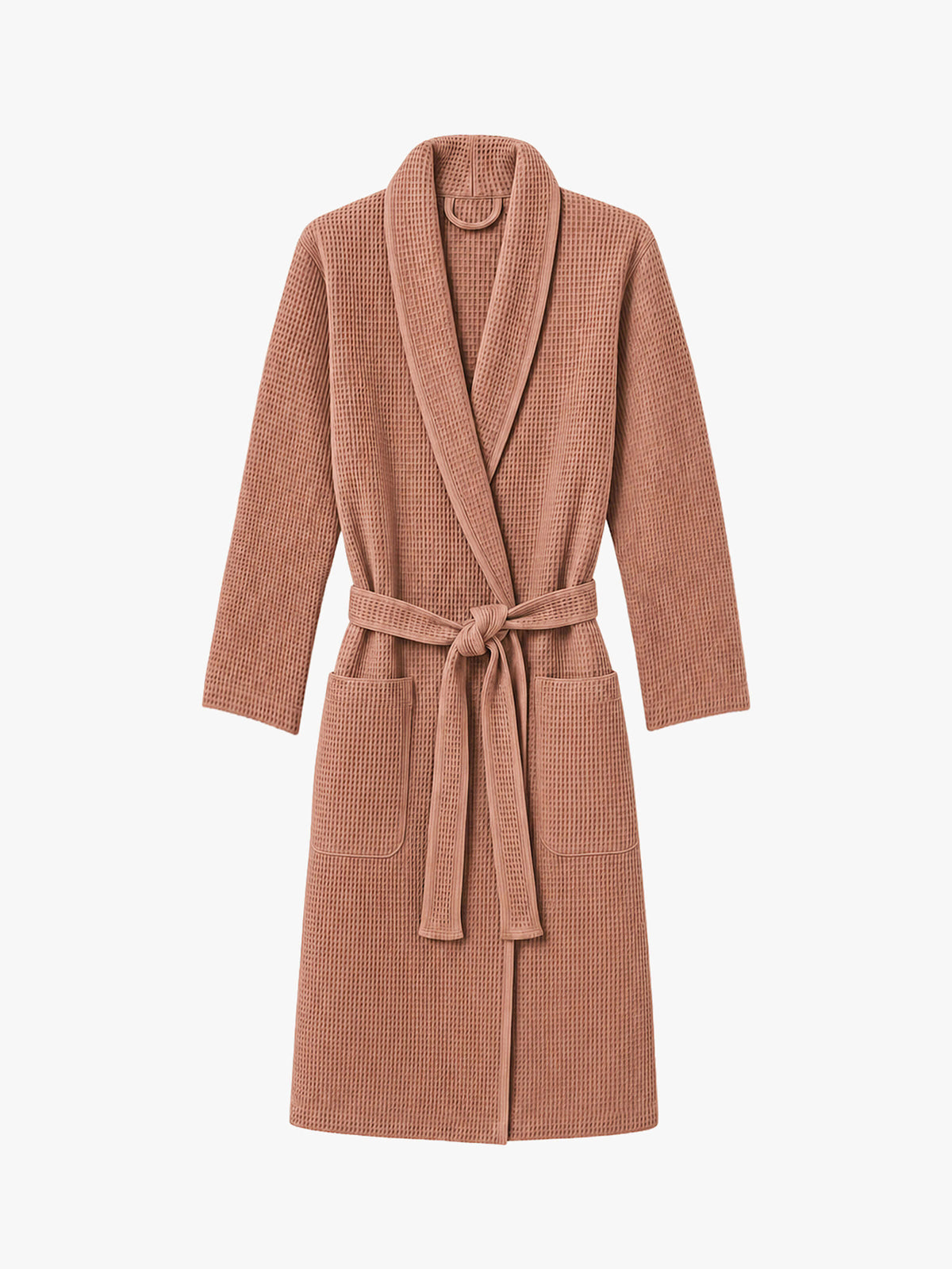 Spa Rosetta Waffle Cotton Bathrobe