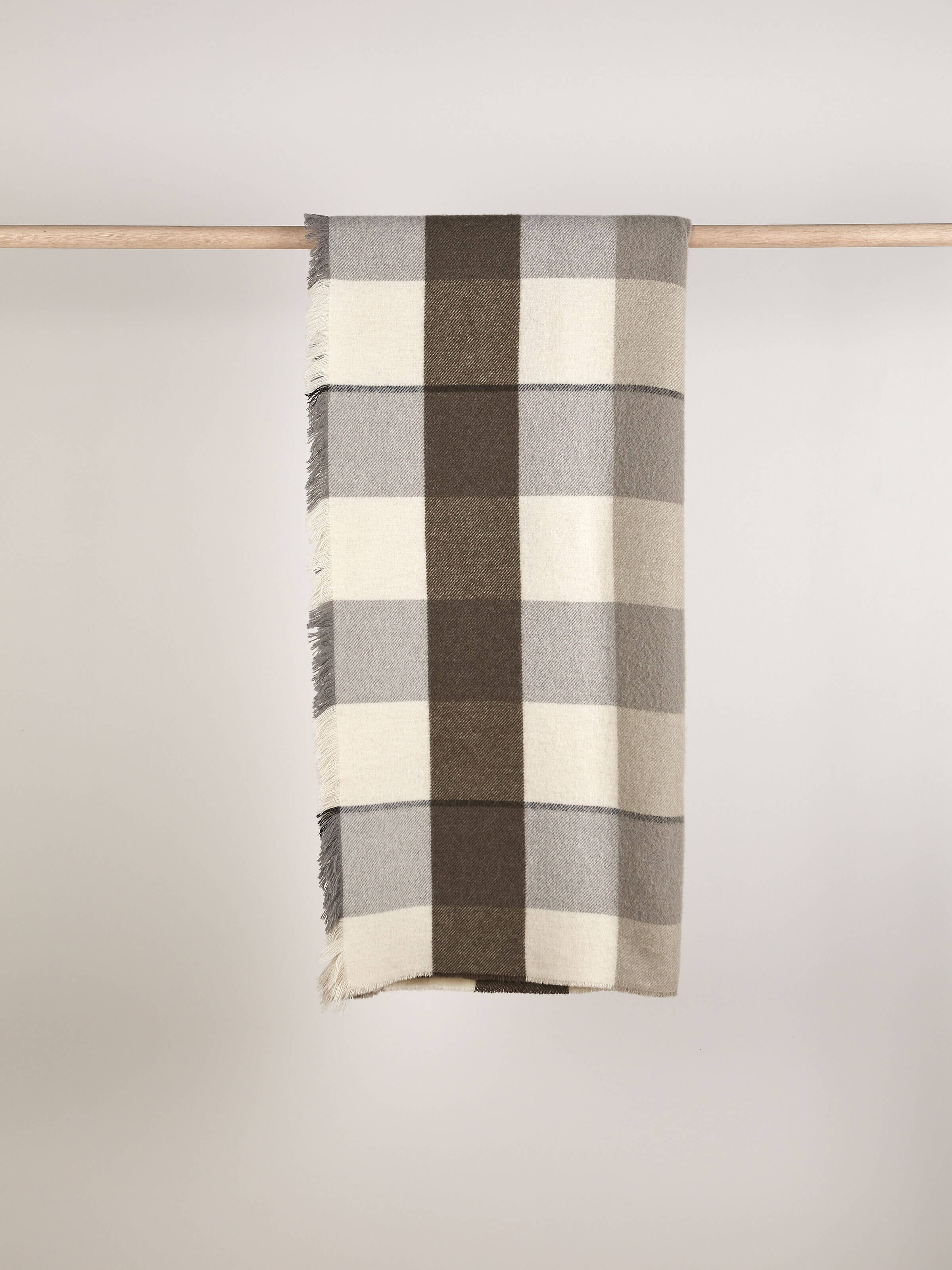 Alby Chocolate Australian Wool Blanket